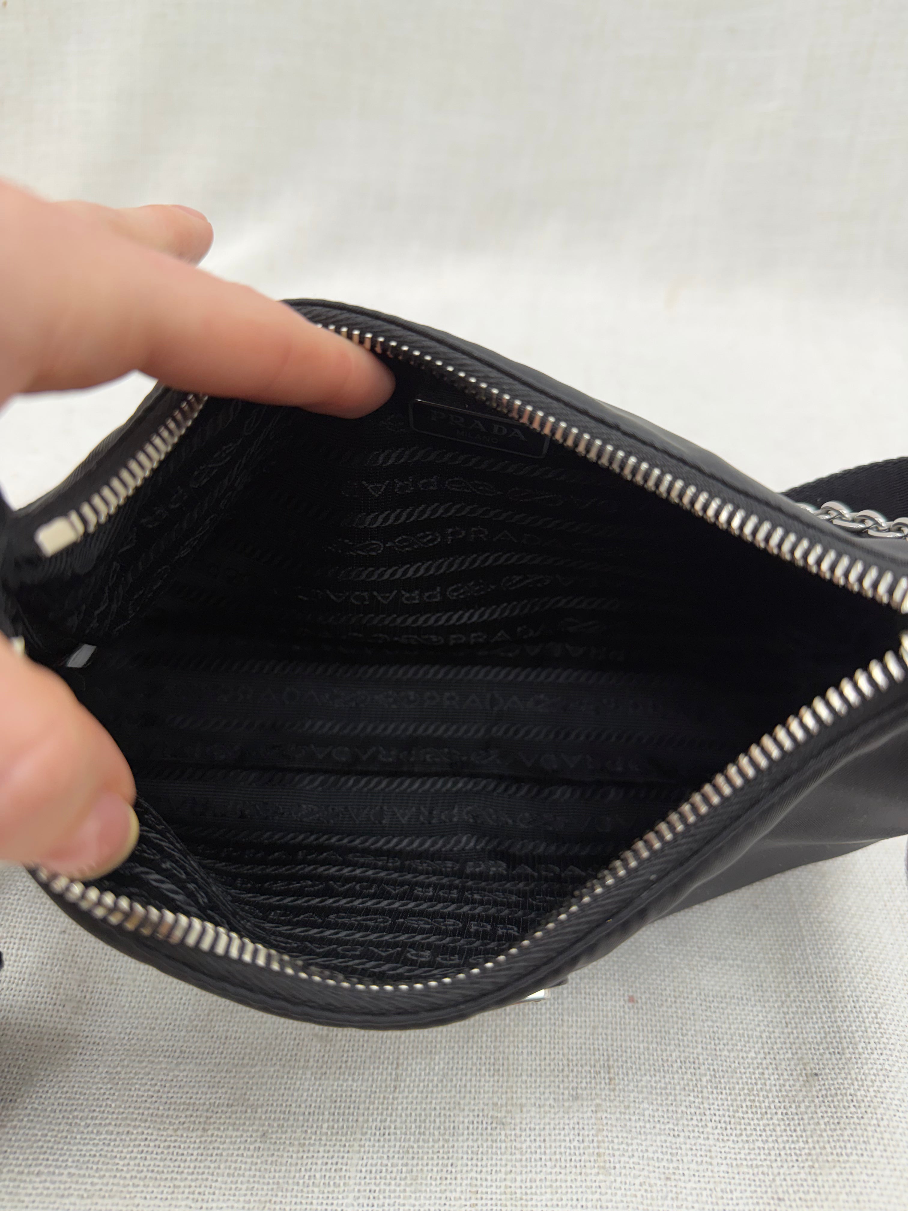 Prada Black Nylon Re-Edition Crossbody