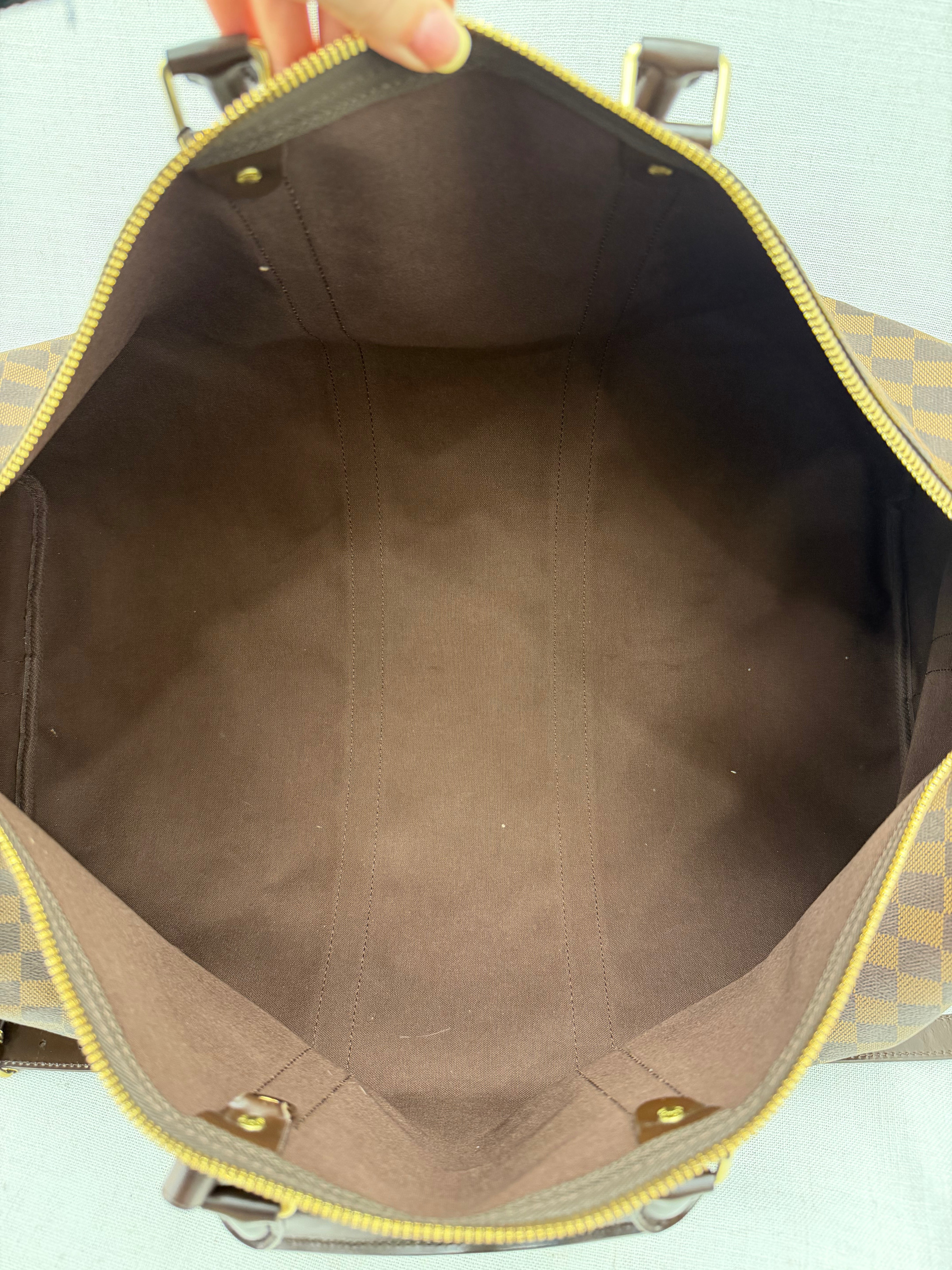 Louis Vuitton Damier Ebene Keepall 55 Bandouliere