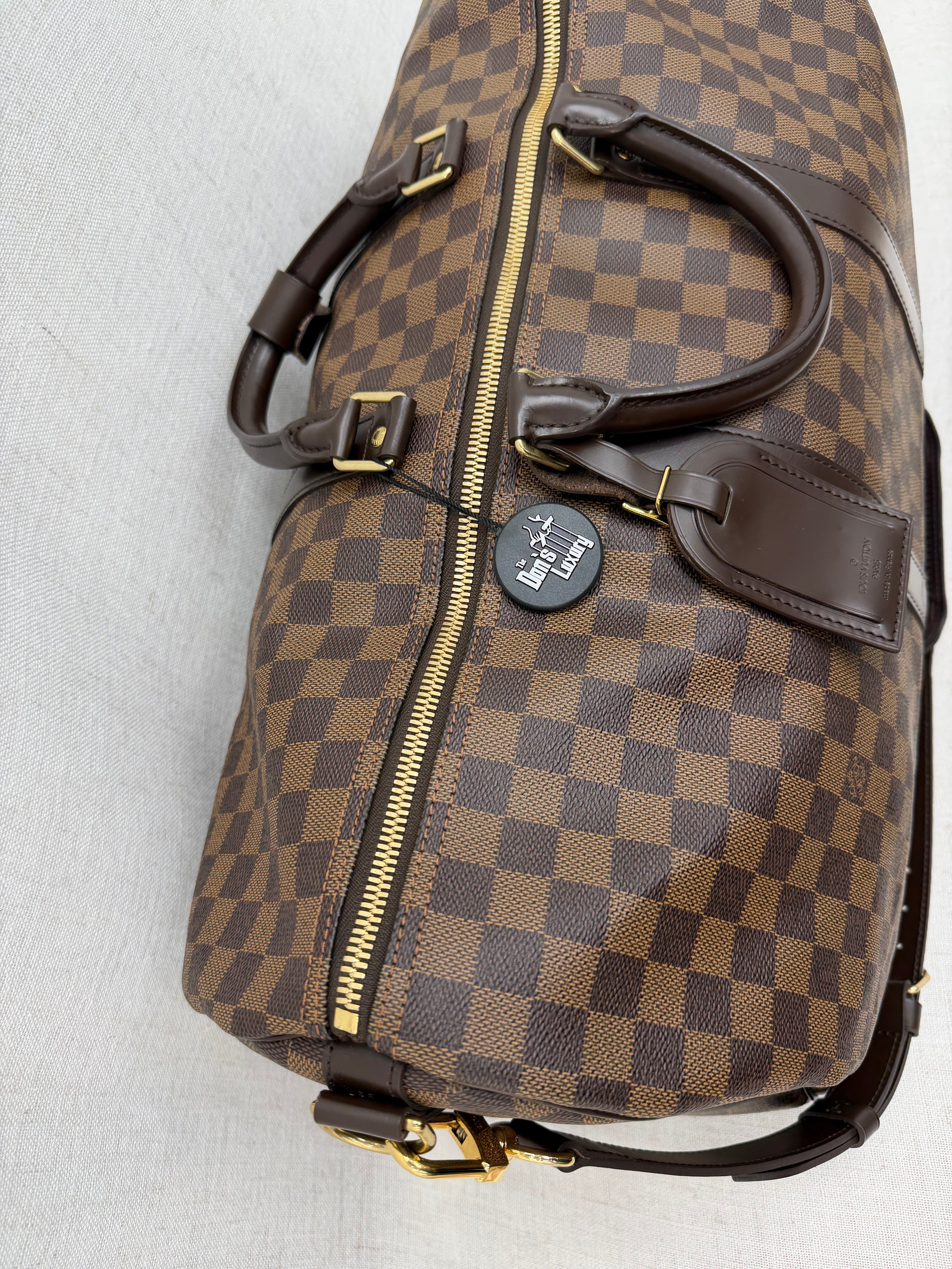 Louis Vuitton Damier Ebene Keepall 55 Bandouliere