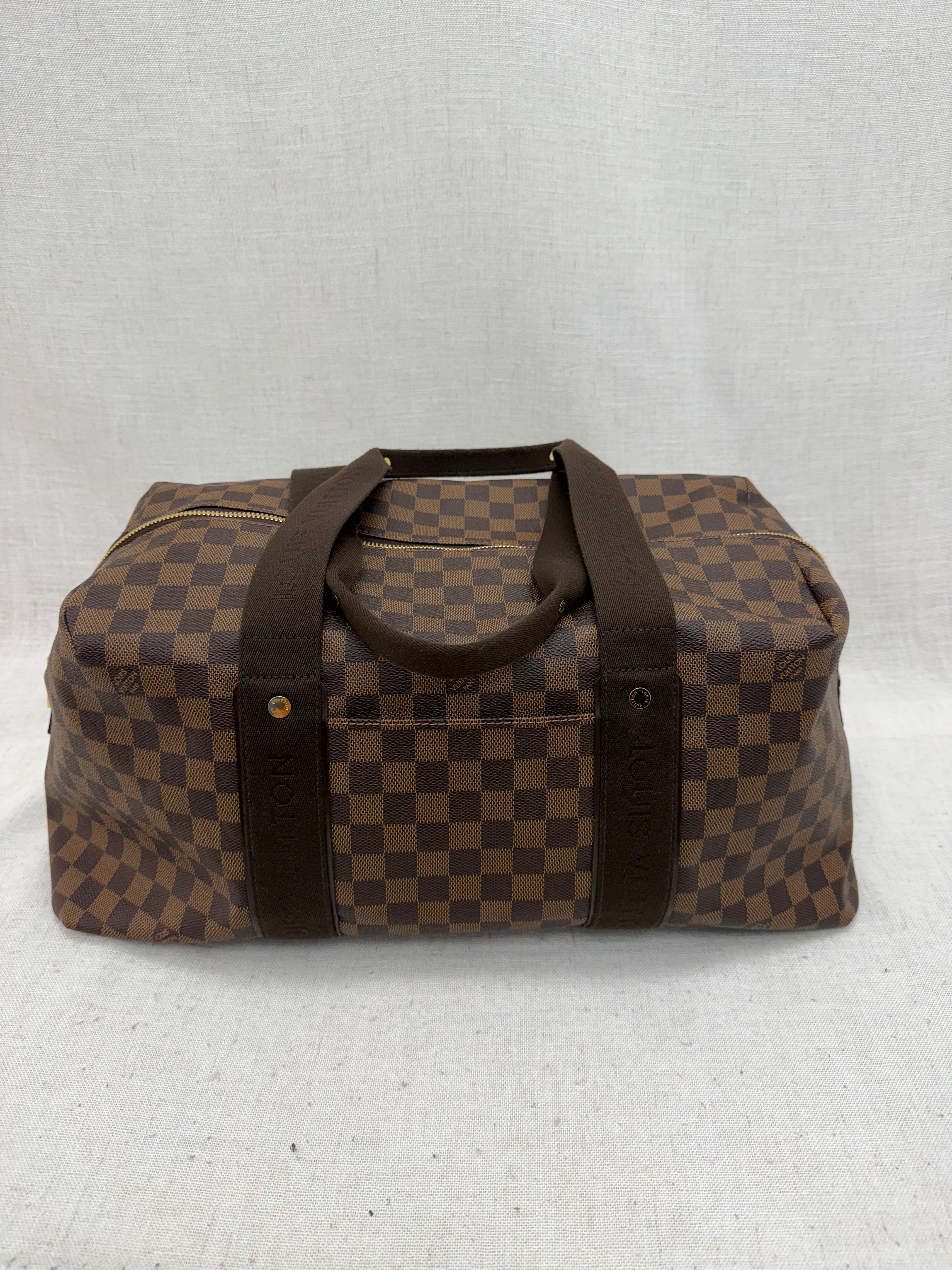 Louis Vuitton Damier Ebene Beaubourg Weekender Duffle Bag