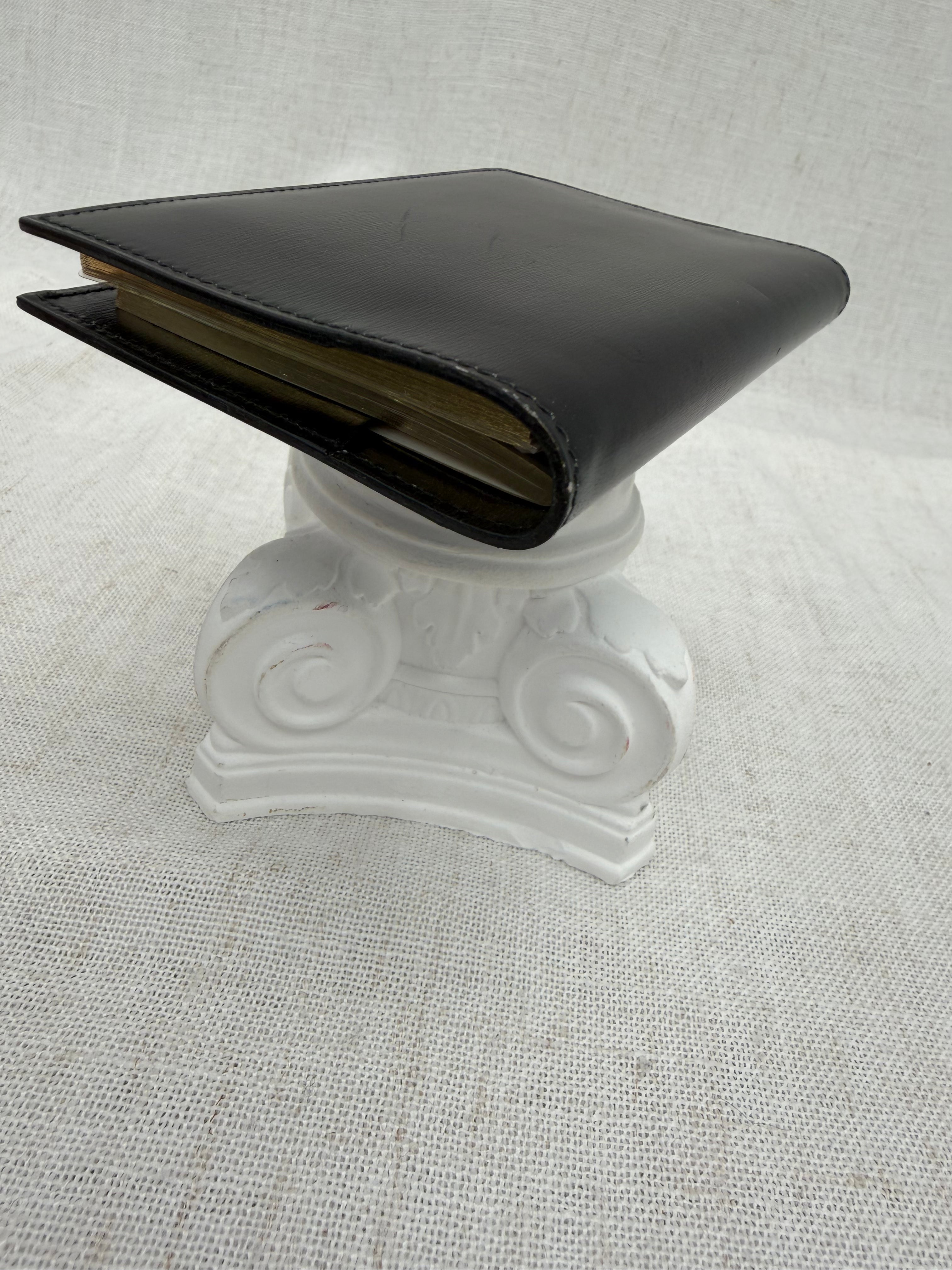 Hermes Black Box Calf Leather Passport Agenda Cover