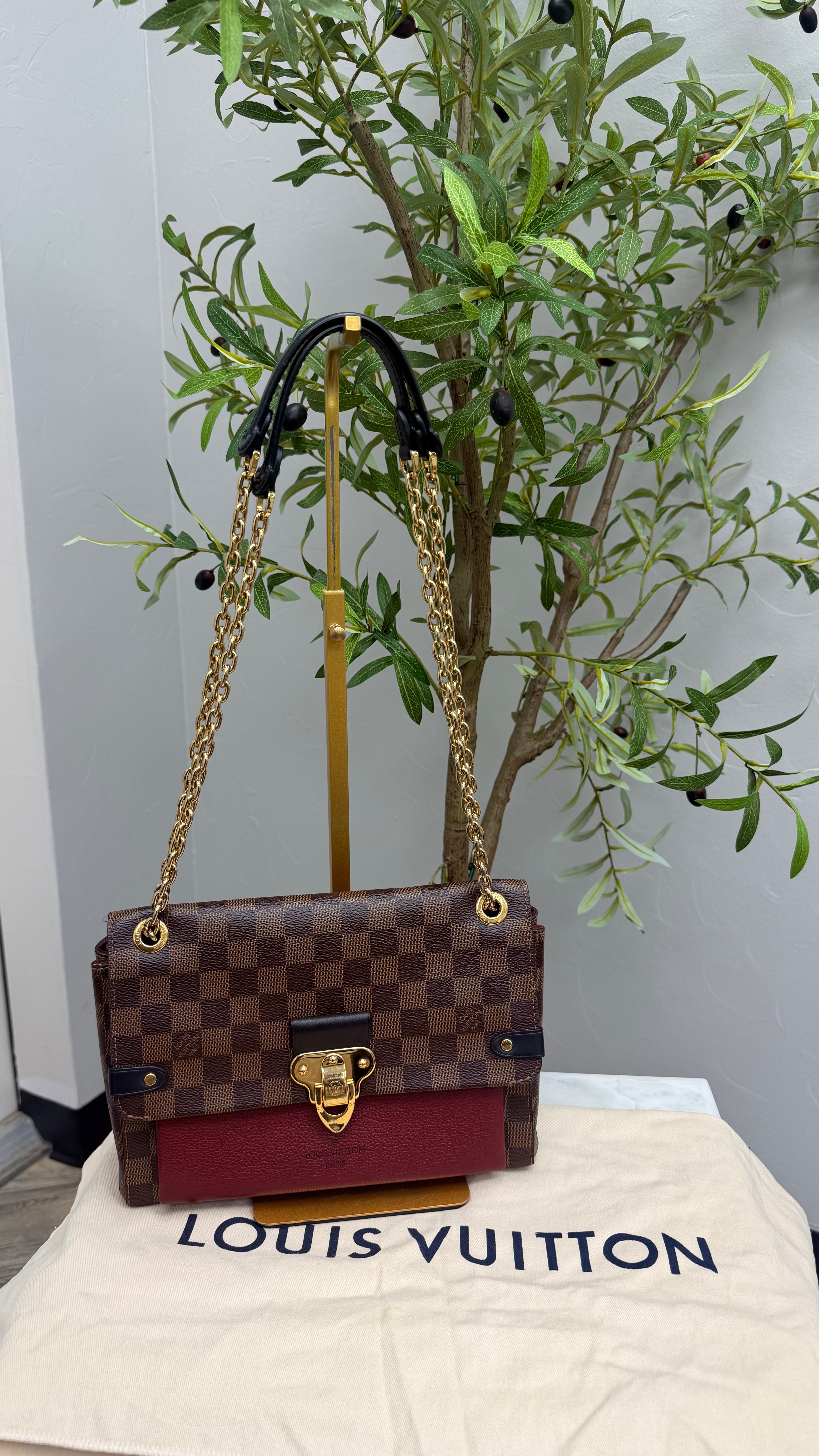 *DONS DROP* Louis Vuitton Damier Ebene Vavin PM Shoulder Bag
