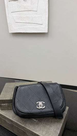 *DONS DROP* Chanel Black Caviar Leather Jungle Stroll Shoulder Bag