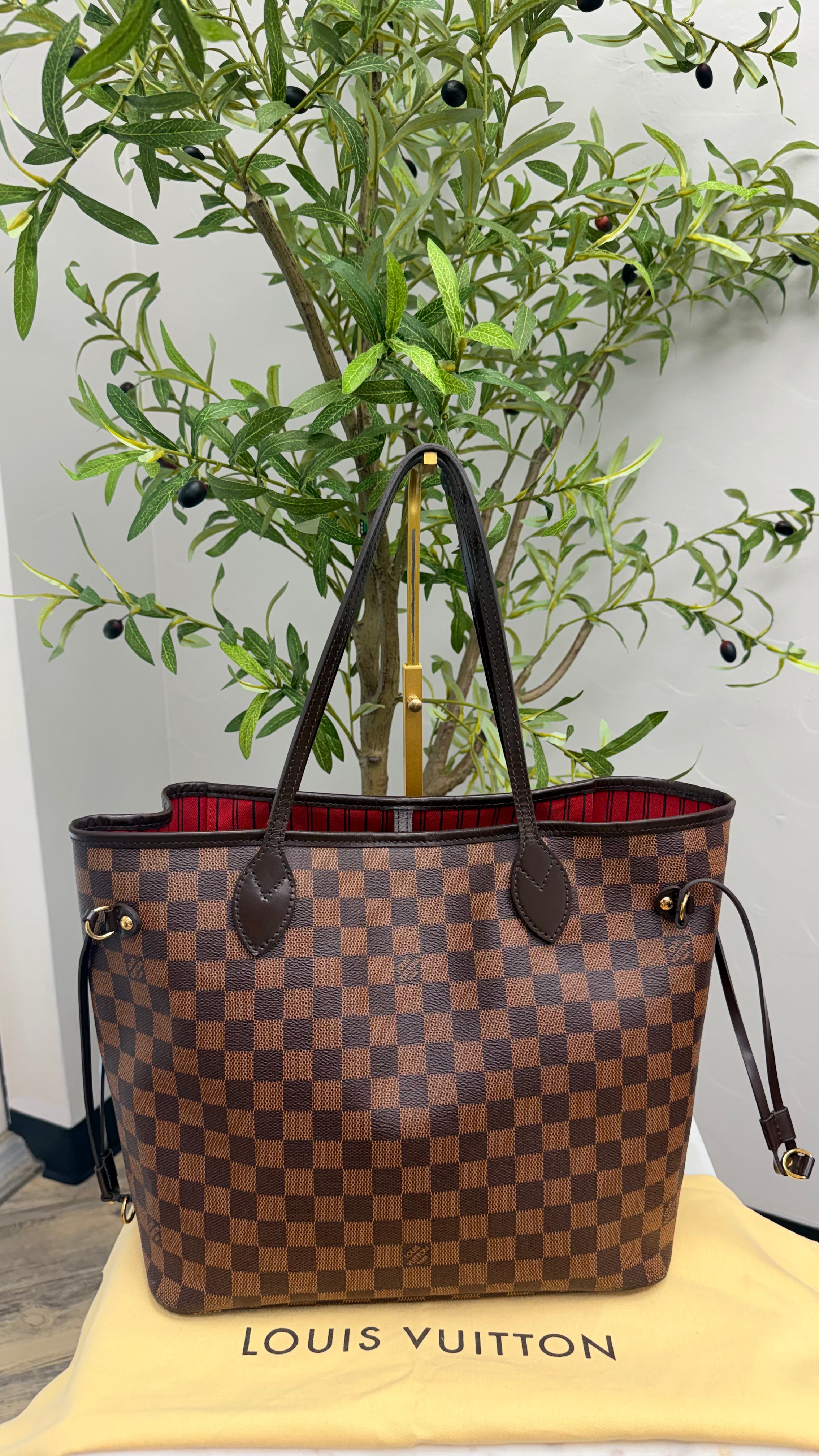 *DONS DROP* Louis Vuitton Damier Ebene Neverfull MM Tote Bag