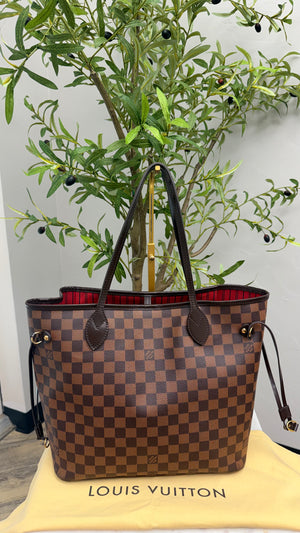 *DONS DROP* Louis Vuitton Damier Ebene Neverfull MM Tote Bag