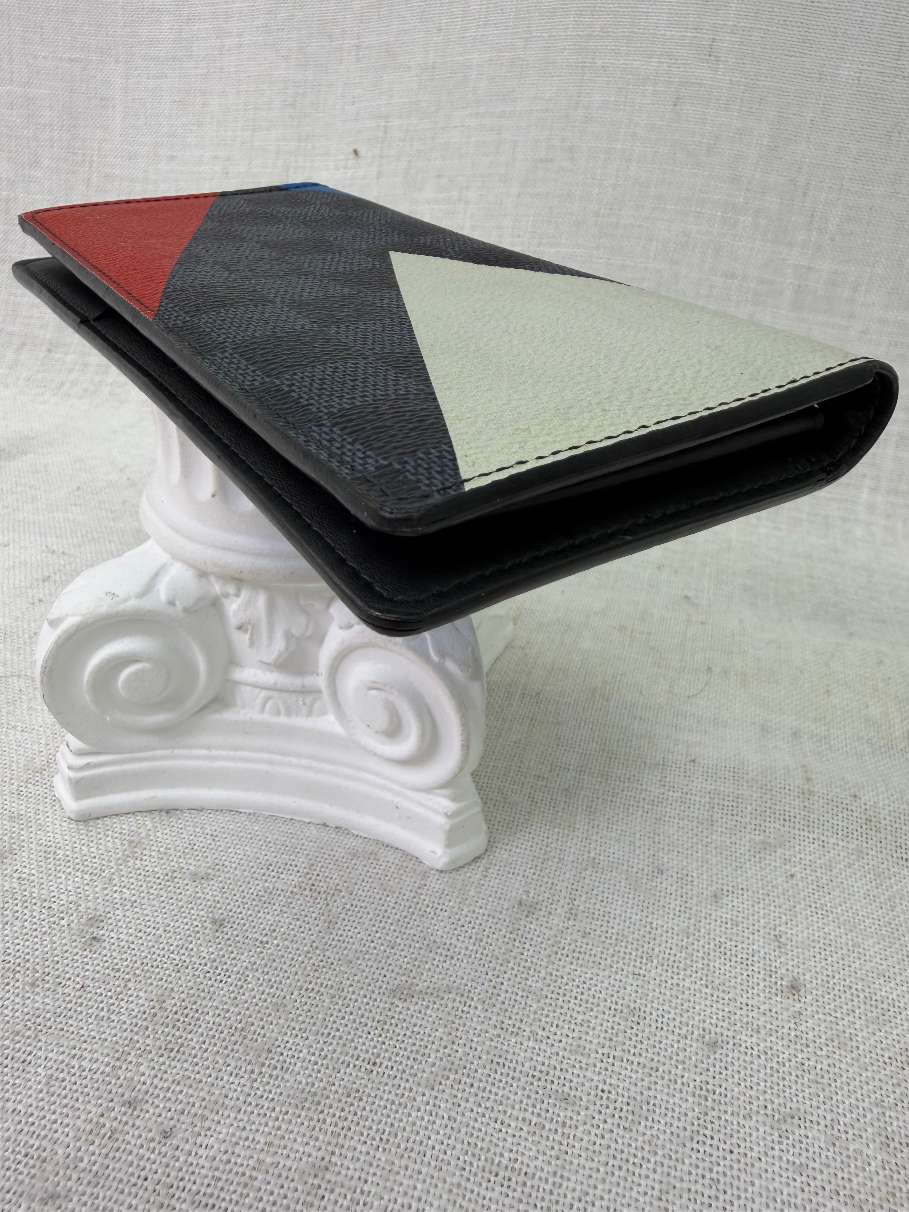 Louis Vuitton Damier Cobalt Americas Cup Brazza Wallet