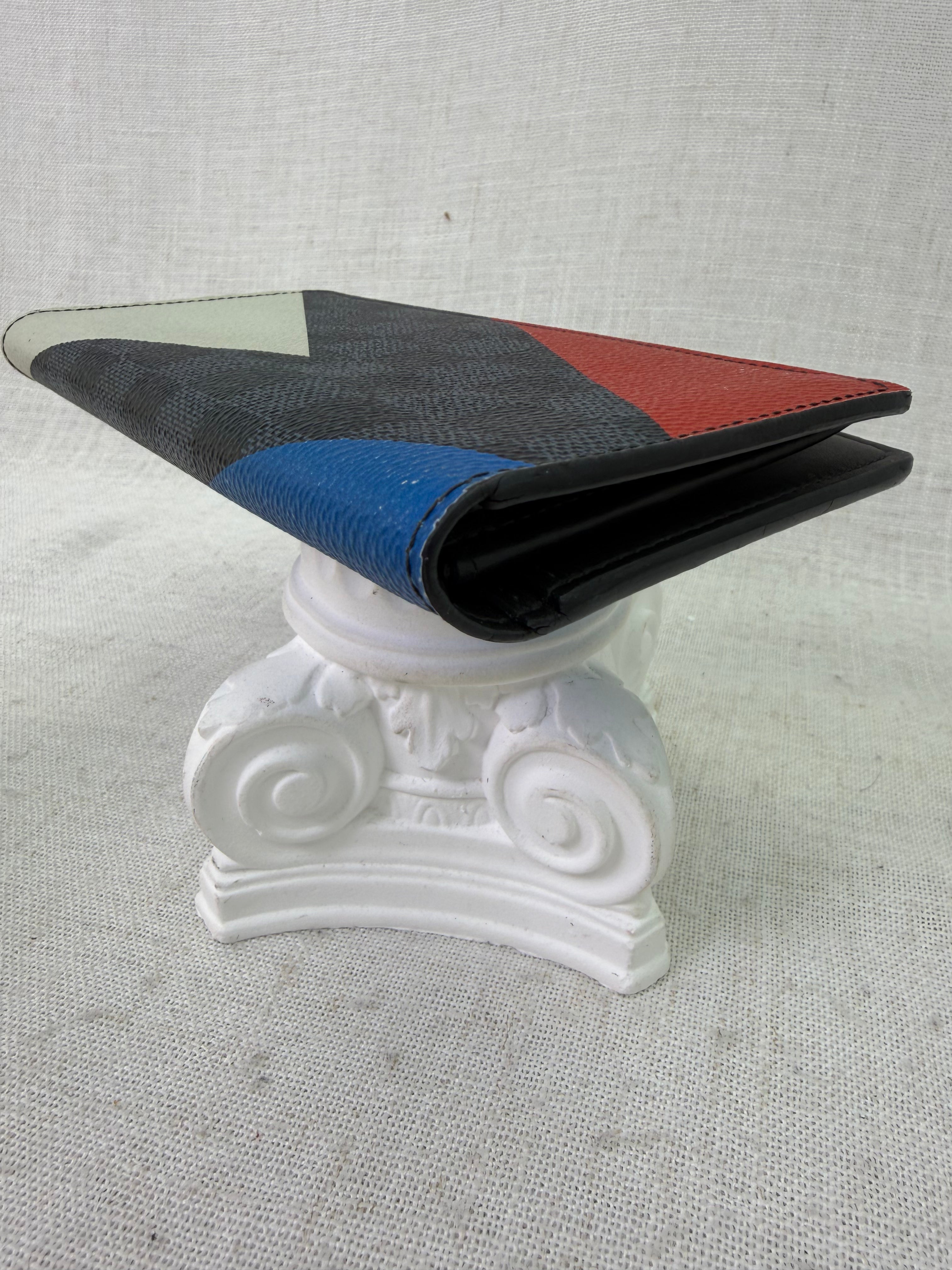 Louis Vuitton Damier Cobalt Americas Cup Brazza Wallet