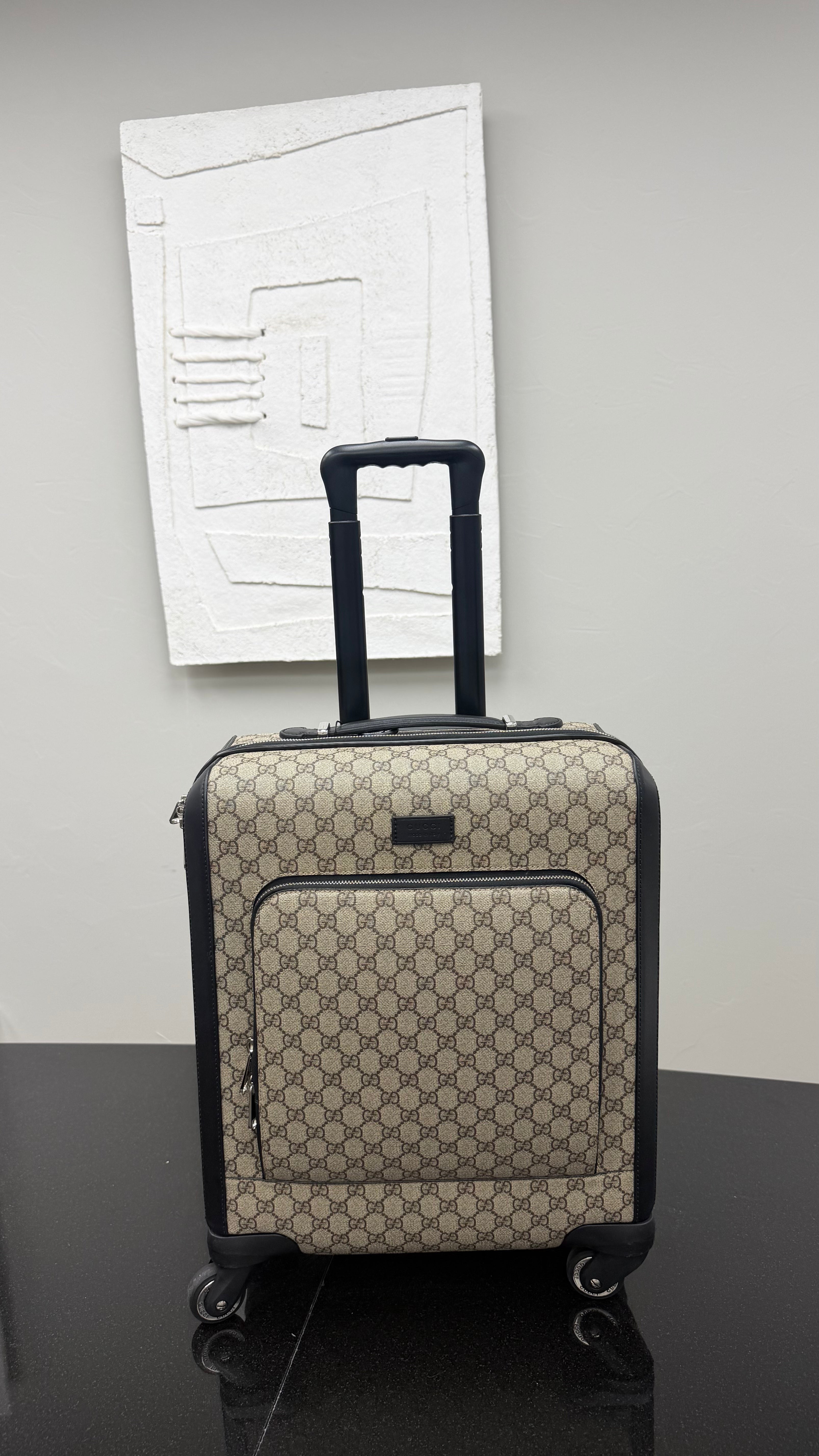 *DONS DROP* Gucci Black GG Supreme Cabin Trolly
