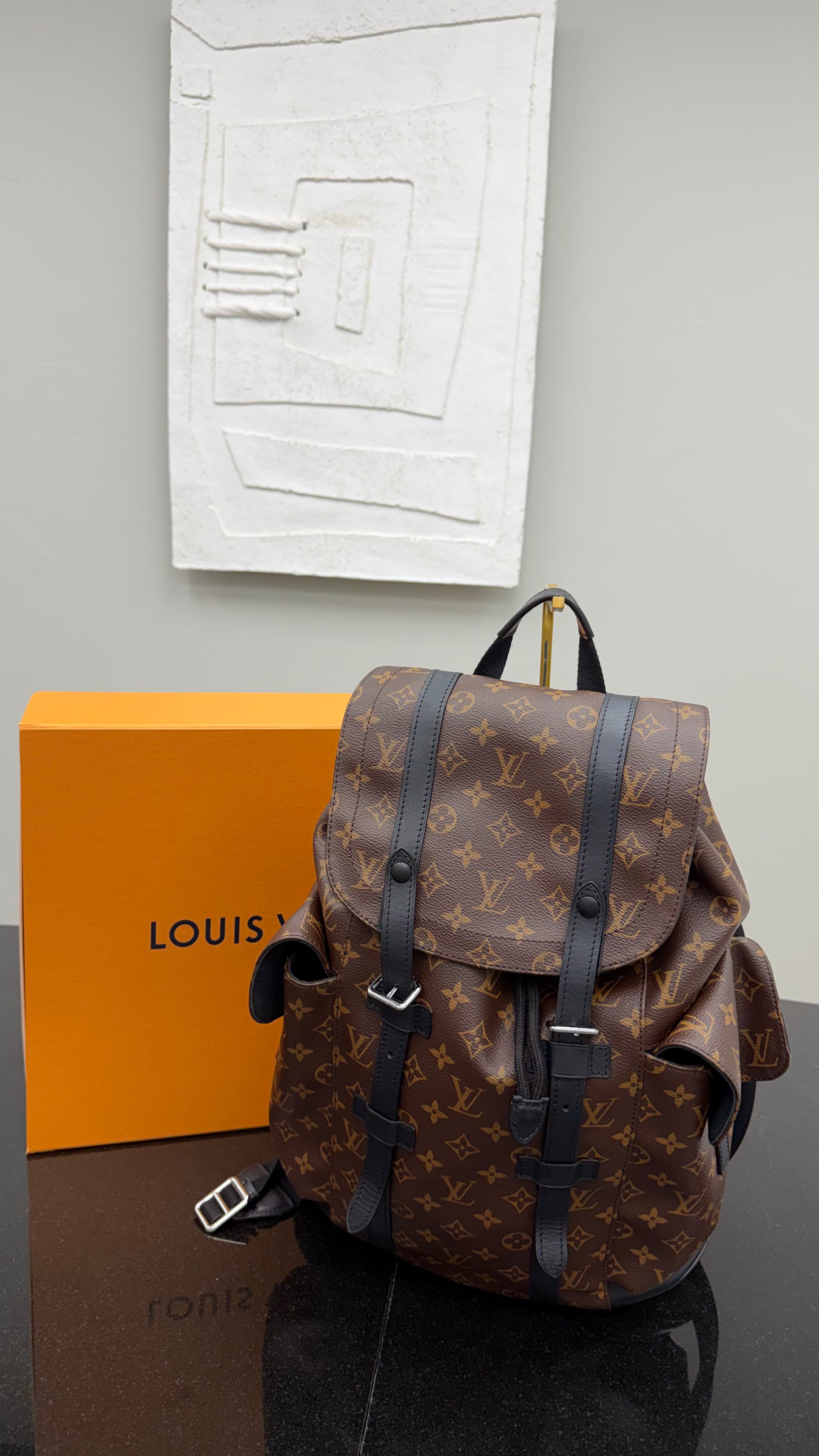 *DONS DROP* Louis Vuitton Monogram Macassar Christopher MM Backpack