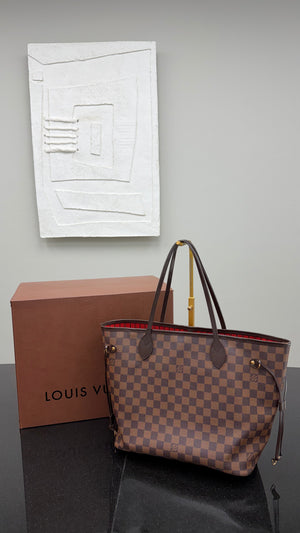 *DONS DROP* Louis Vuitton Damier Ebene Neverfull MM Tote Bag