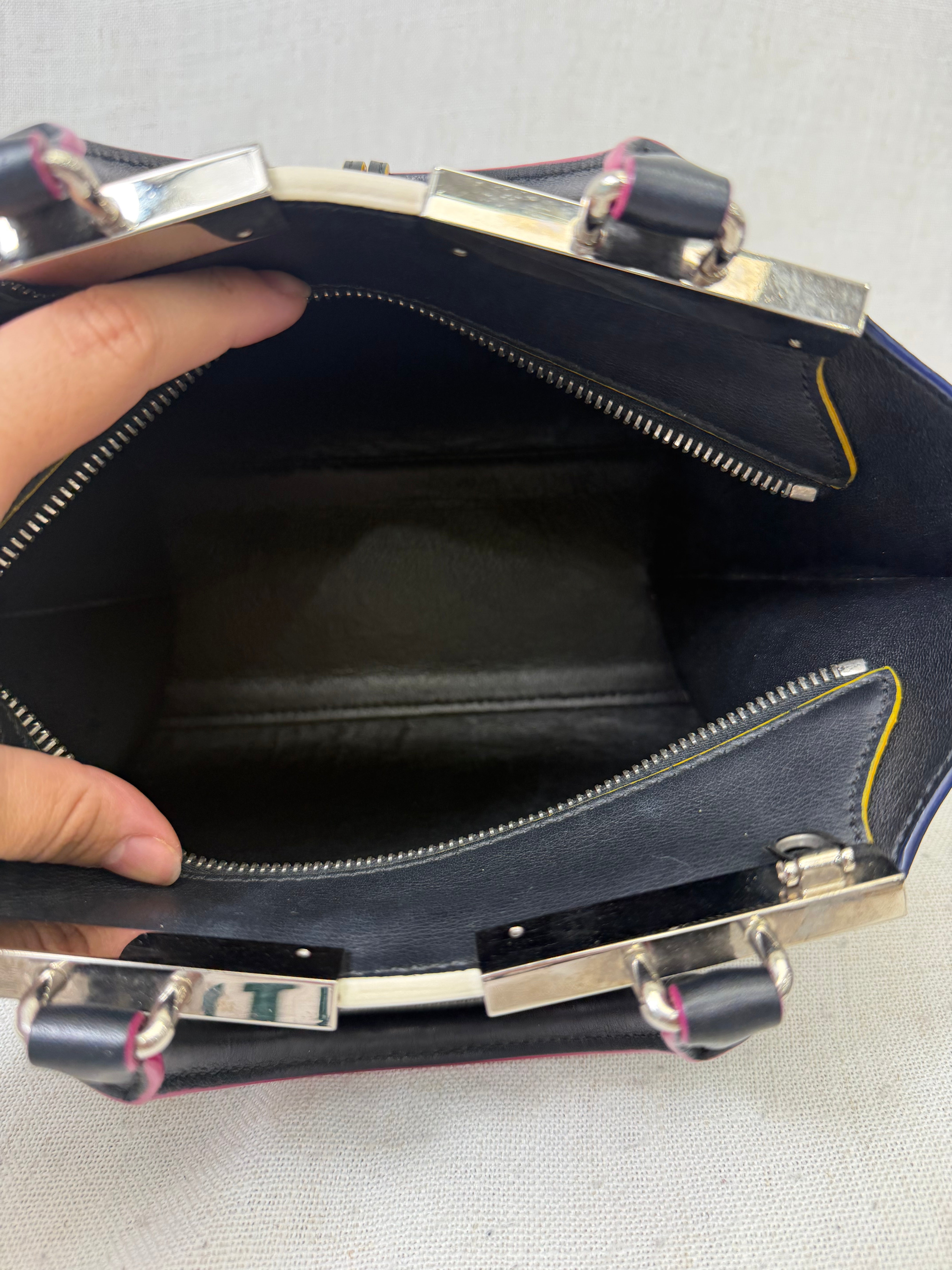 Fendi Black Leather Mini 3Jours Bag