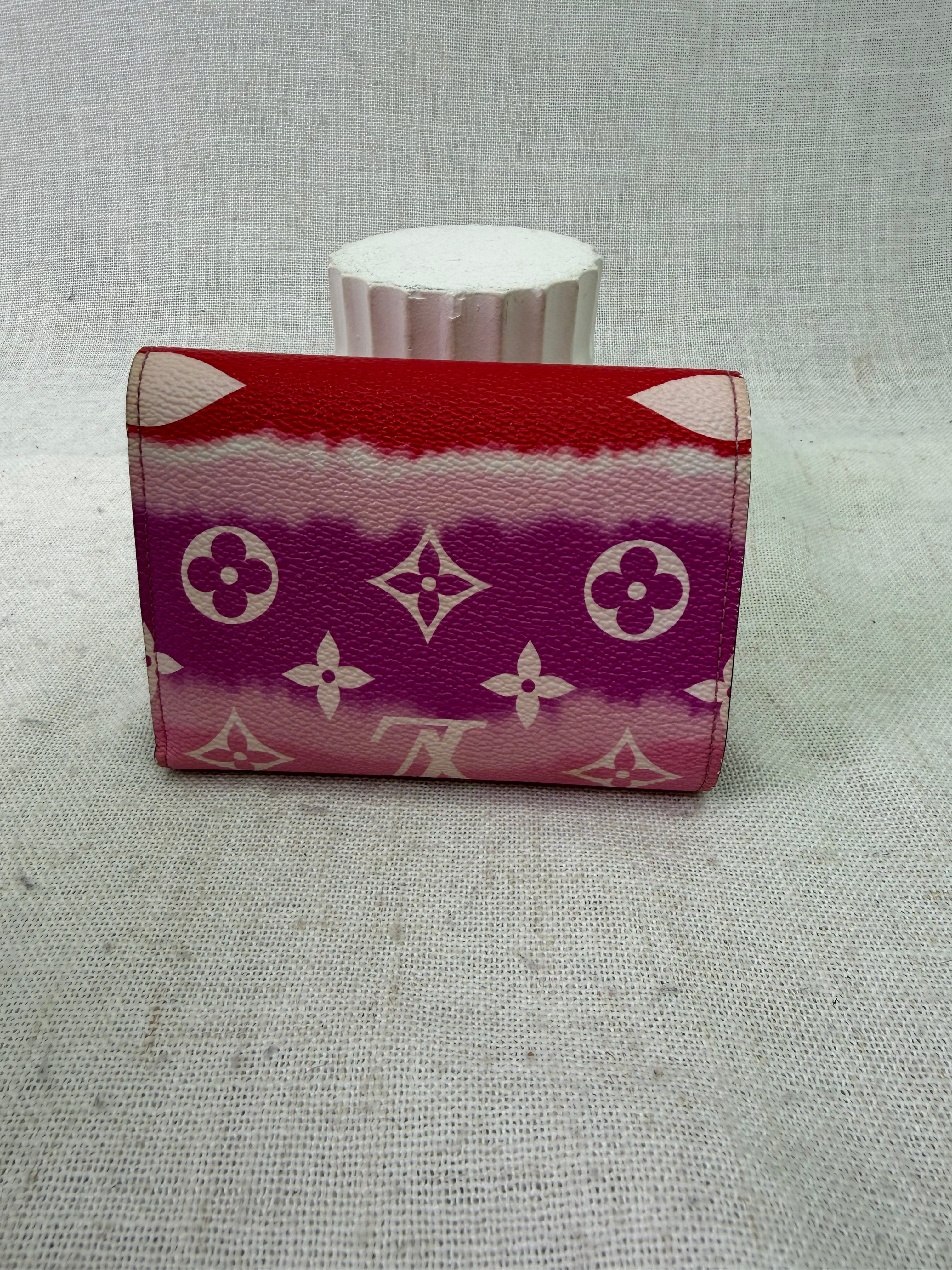 Louis Vuitton Pink Escale Monogram Victorine Wallet