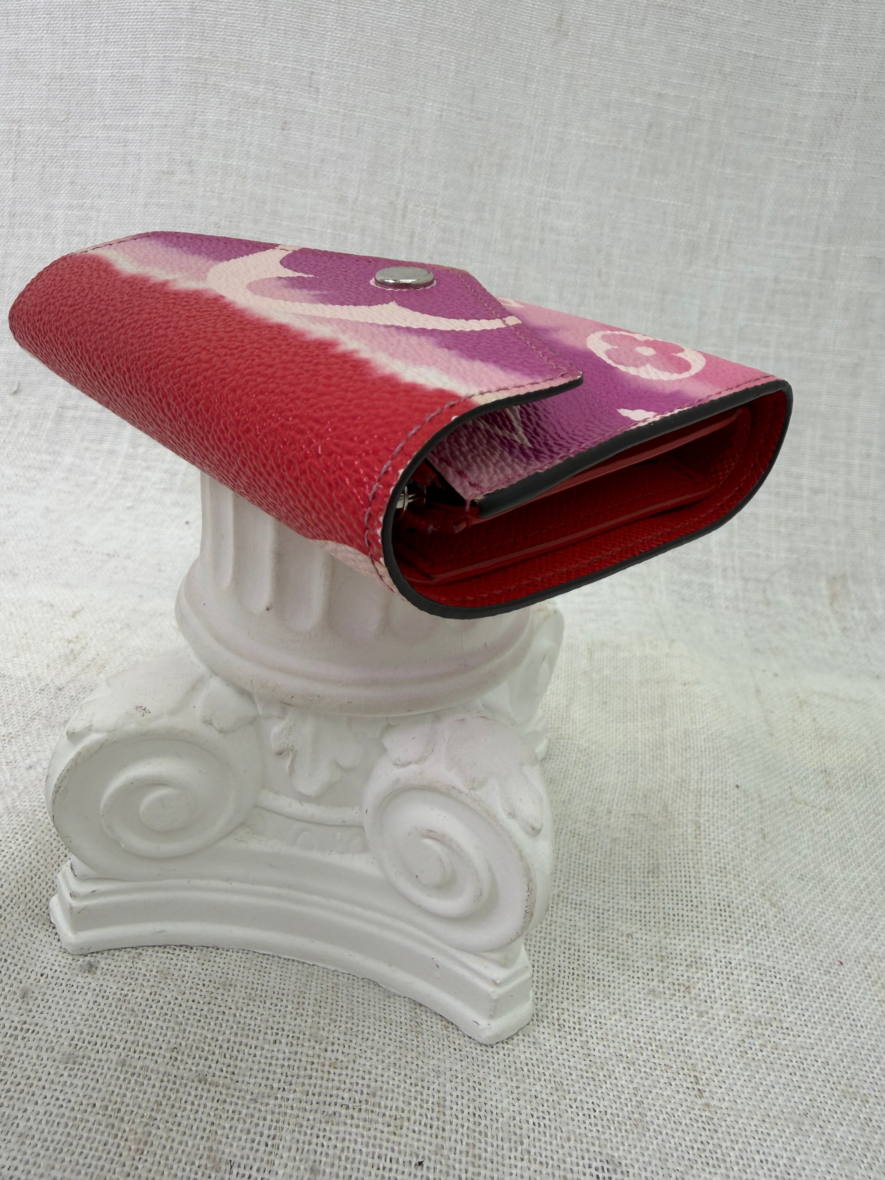 Louis Vuitton Pink Escale Monogram Victorine Wallet