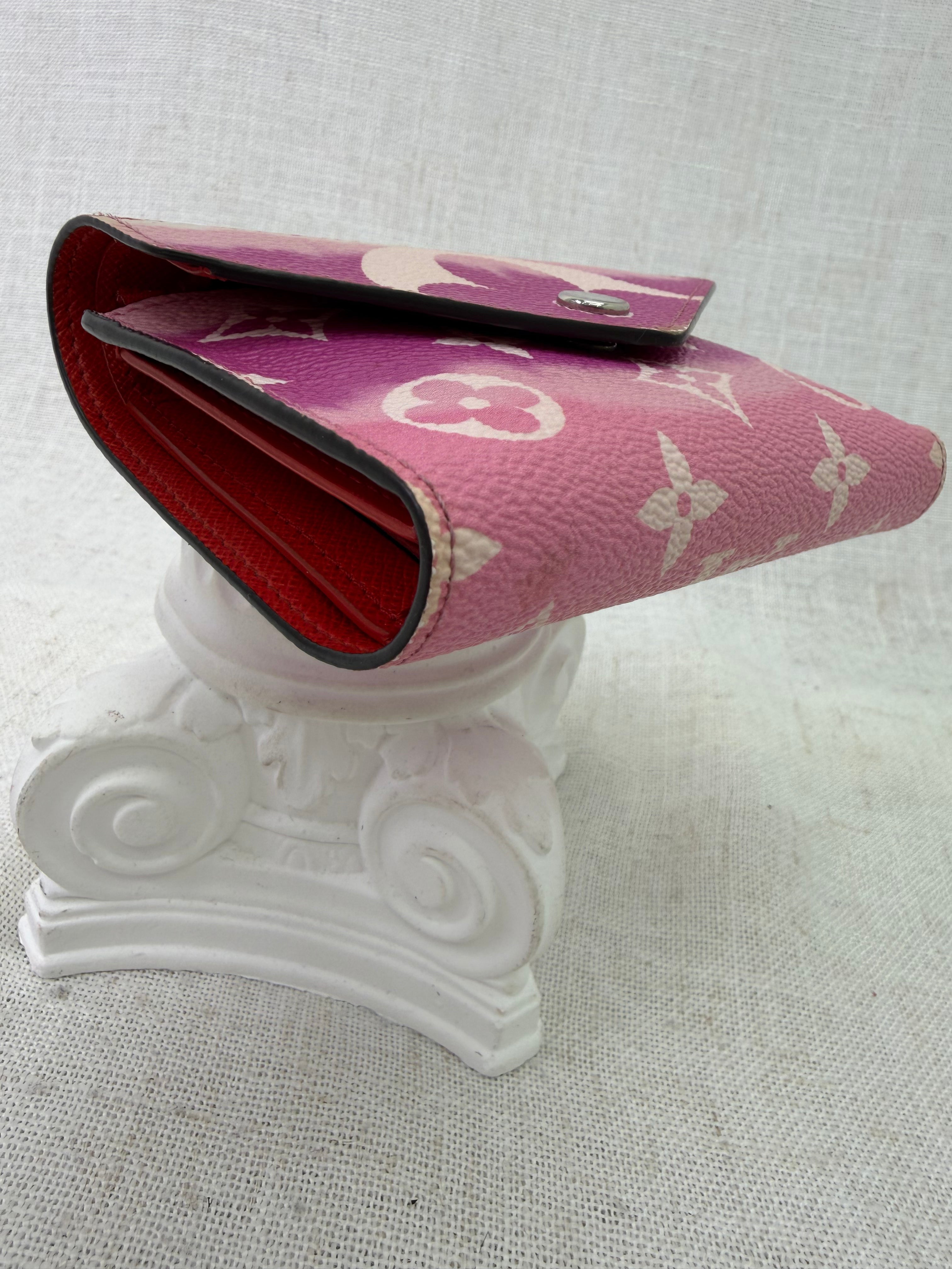 Louis Vuitton Pink Escale Monogram Victorine Wallet