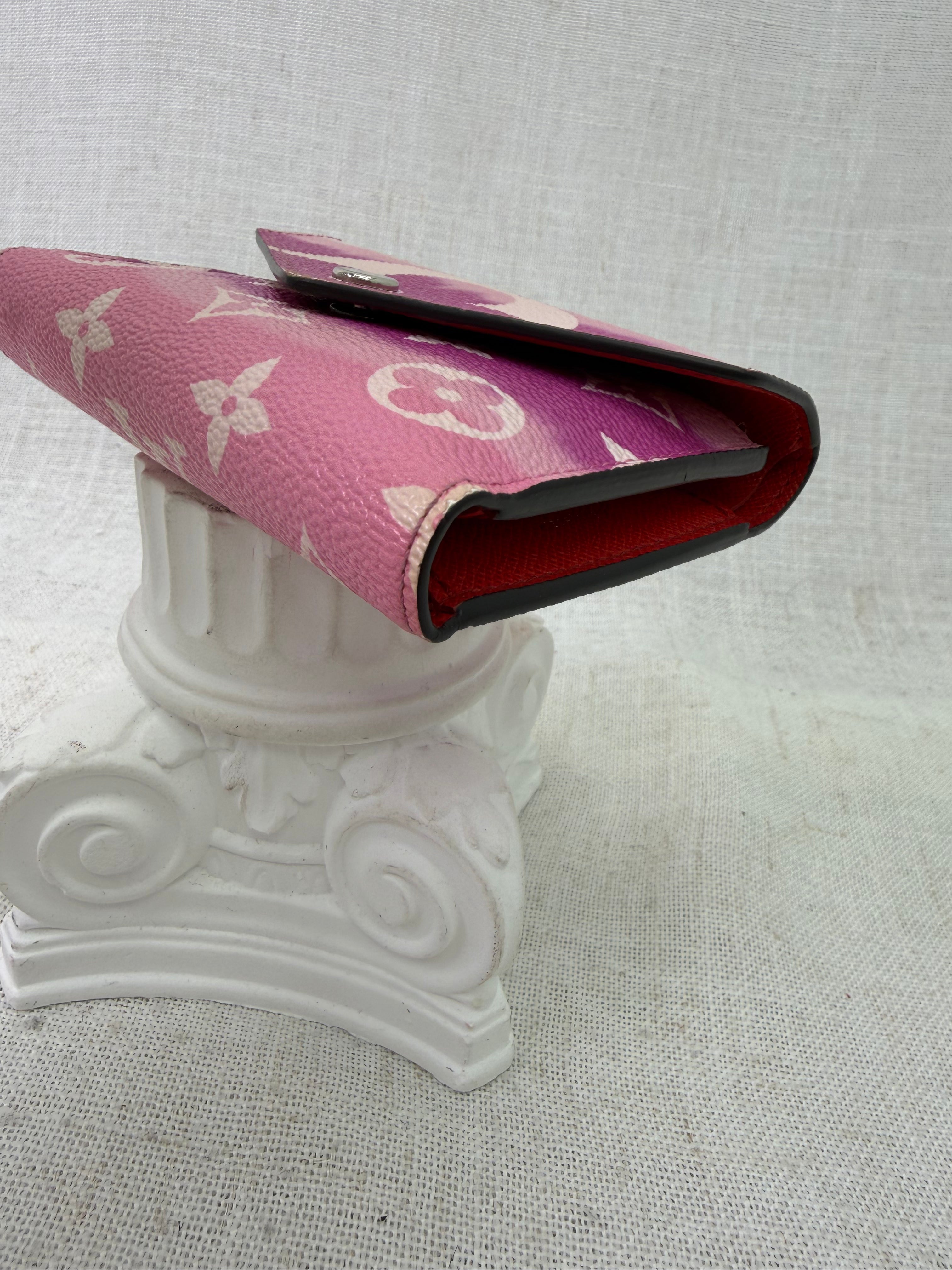 Louis Vuitton Pink Escale Monogram Victorine Wallet