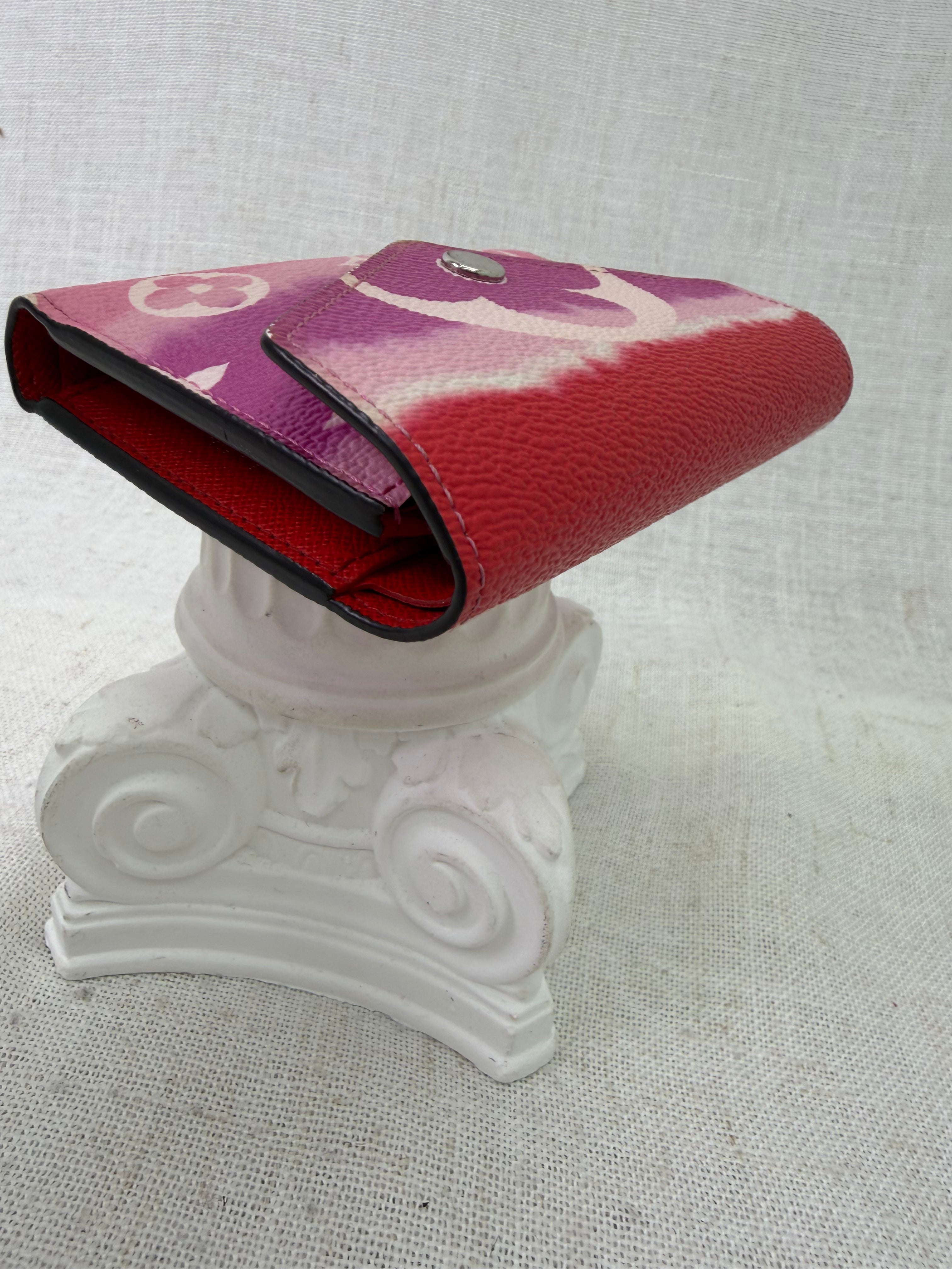 Louis Vuitton Pink Escale Monogram Victorine Wallet