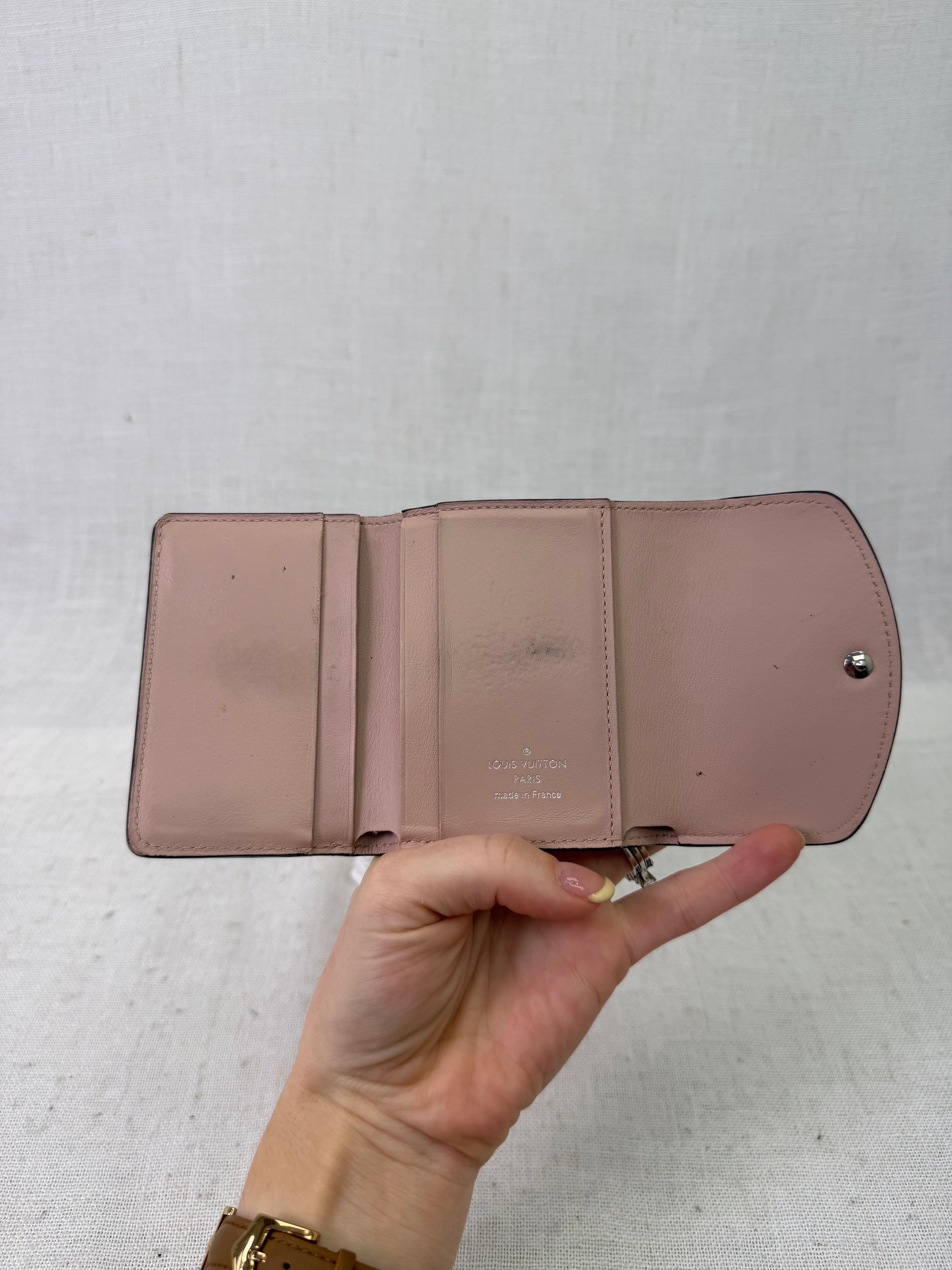 Louis Vuitton Dusty Rose Mahina Iris XS Wallet