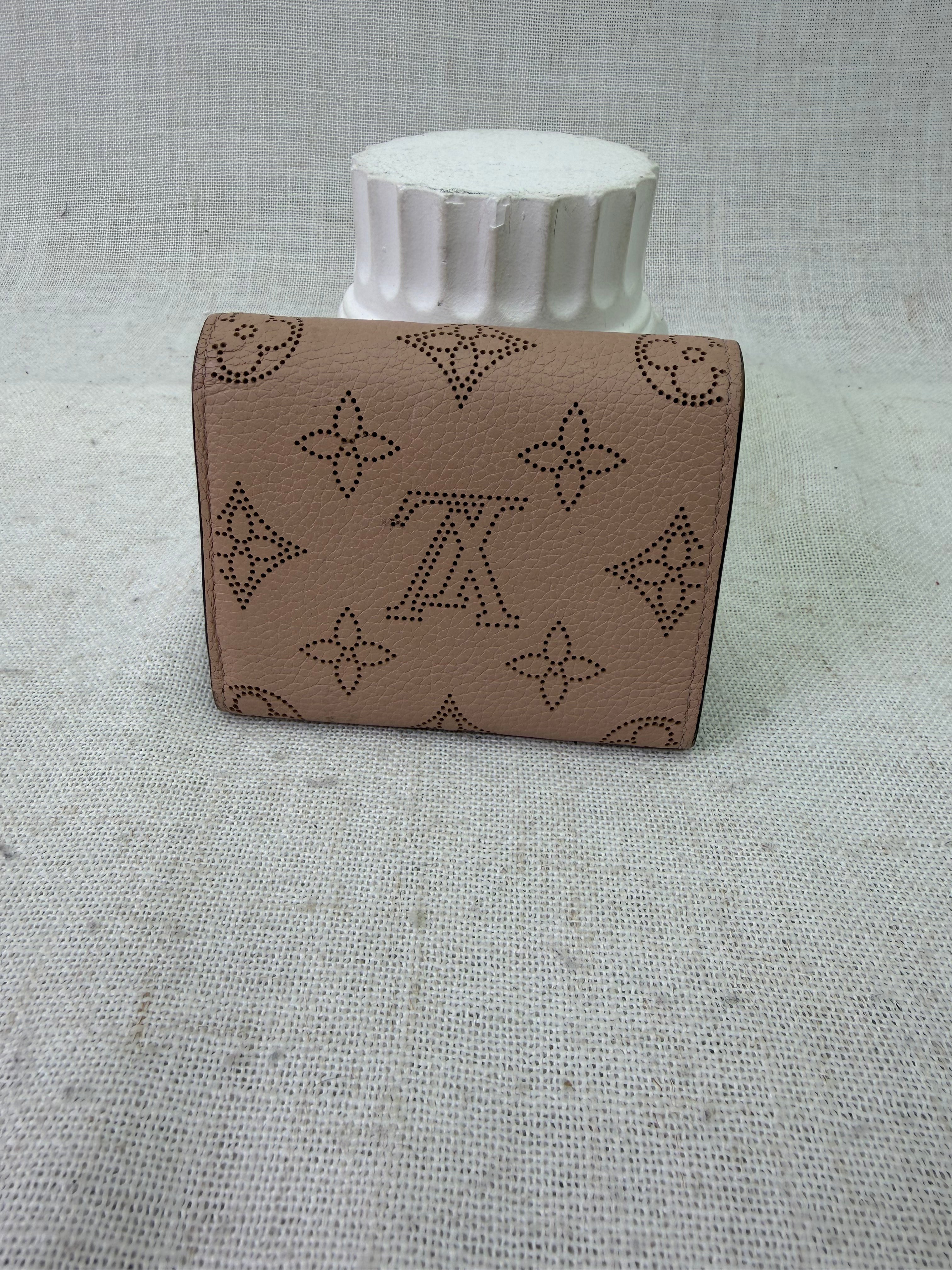 Louis Vuitton Dusty Rose Mahina Iris XS Wallet