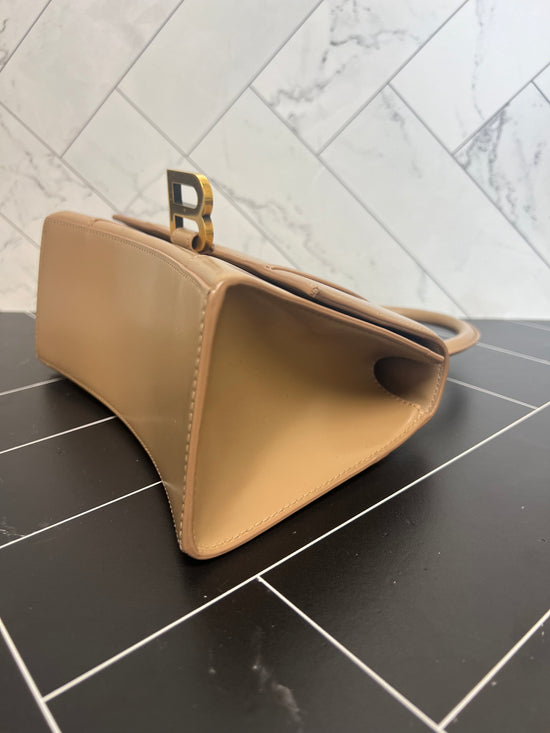 Balenciaga Brown Leather Hourglass 2Way