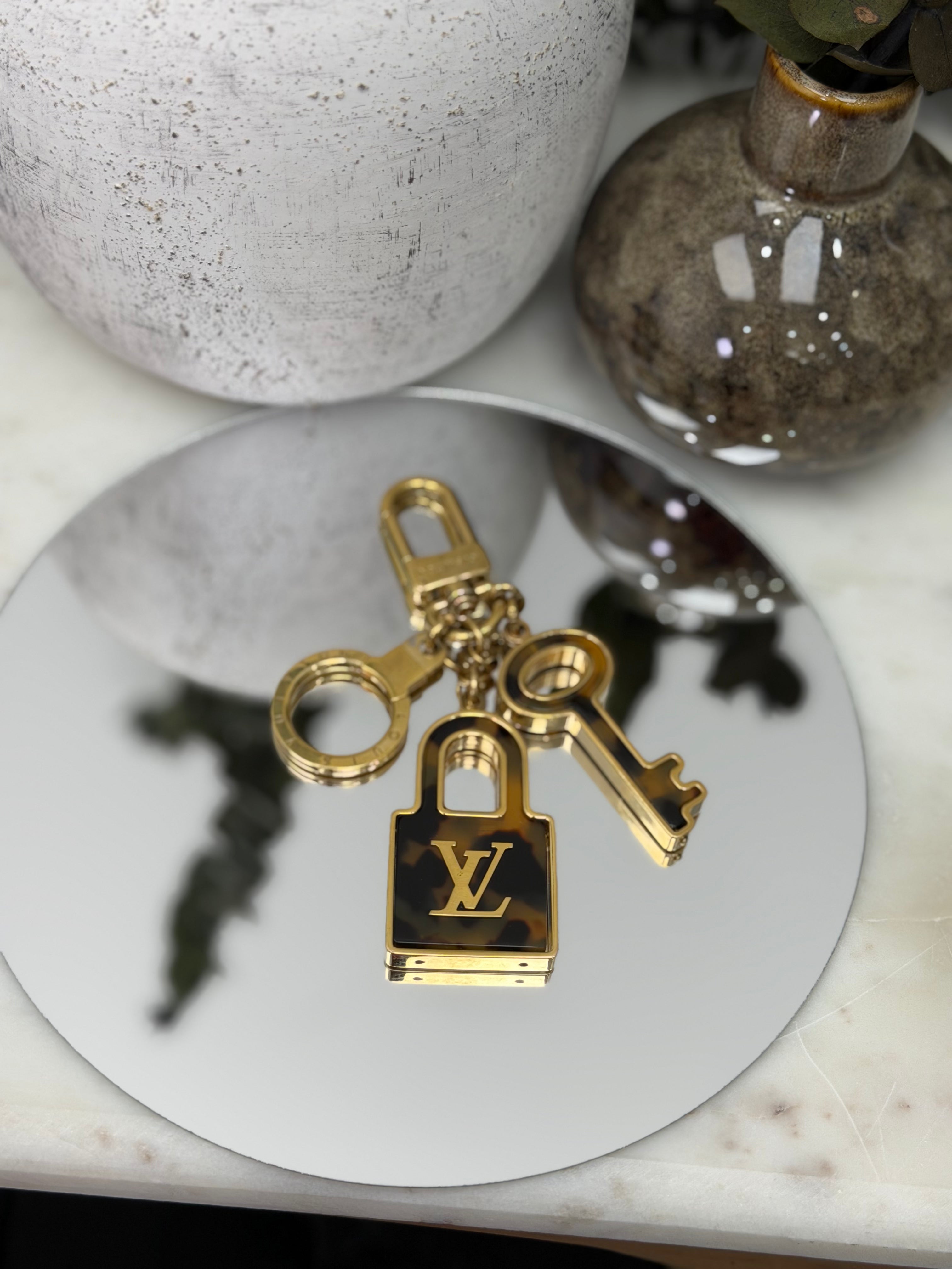 Louis Vuitton Lock & Key Bag Charm