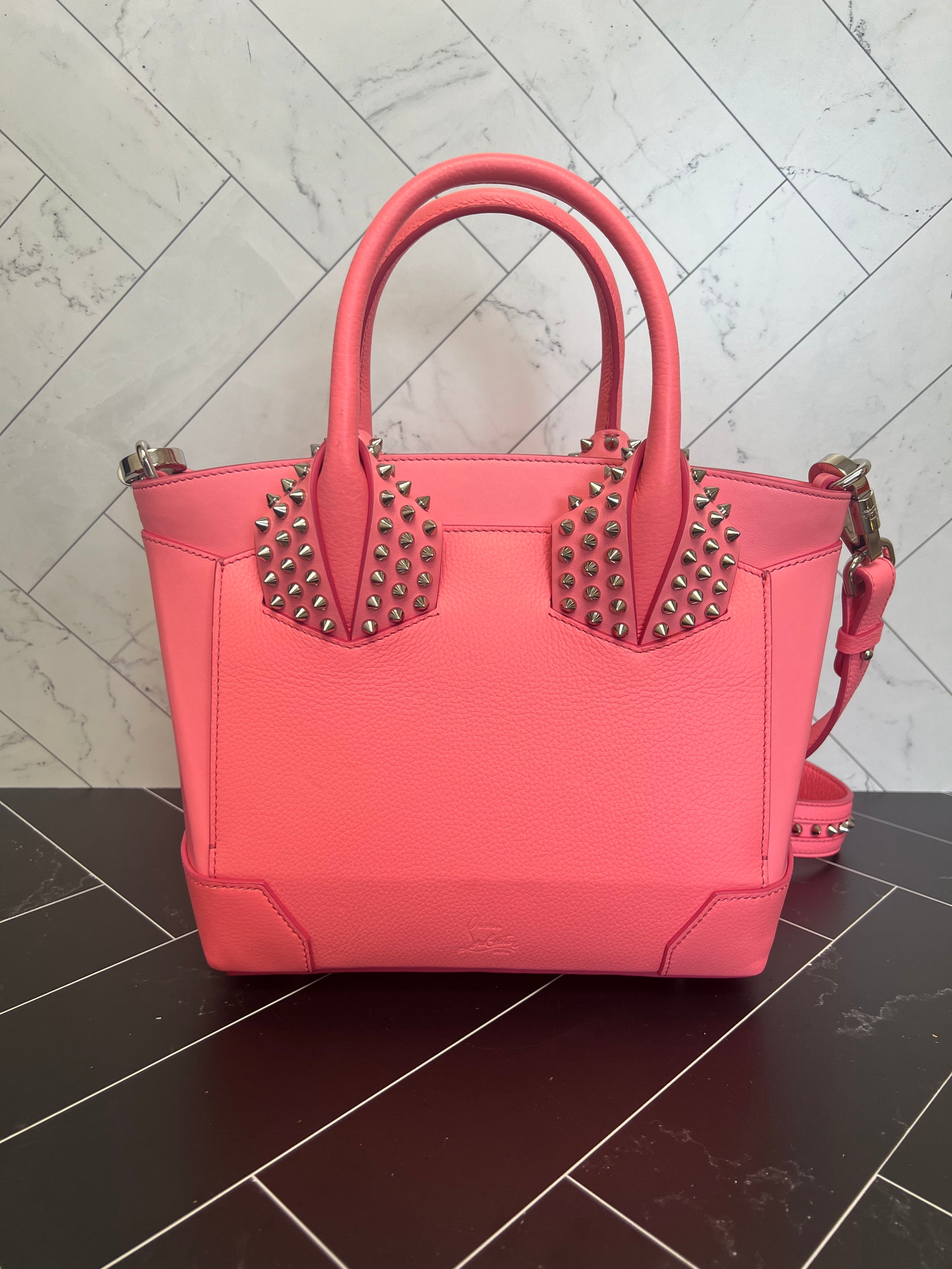 Christian Louboutin Pink Studded Tote