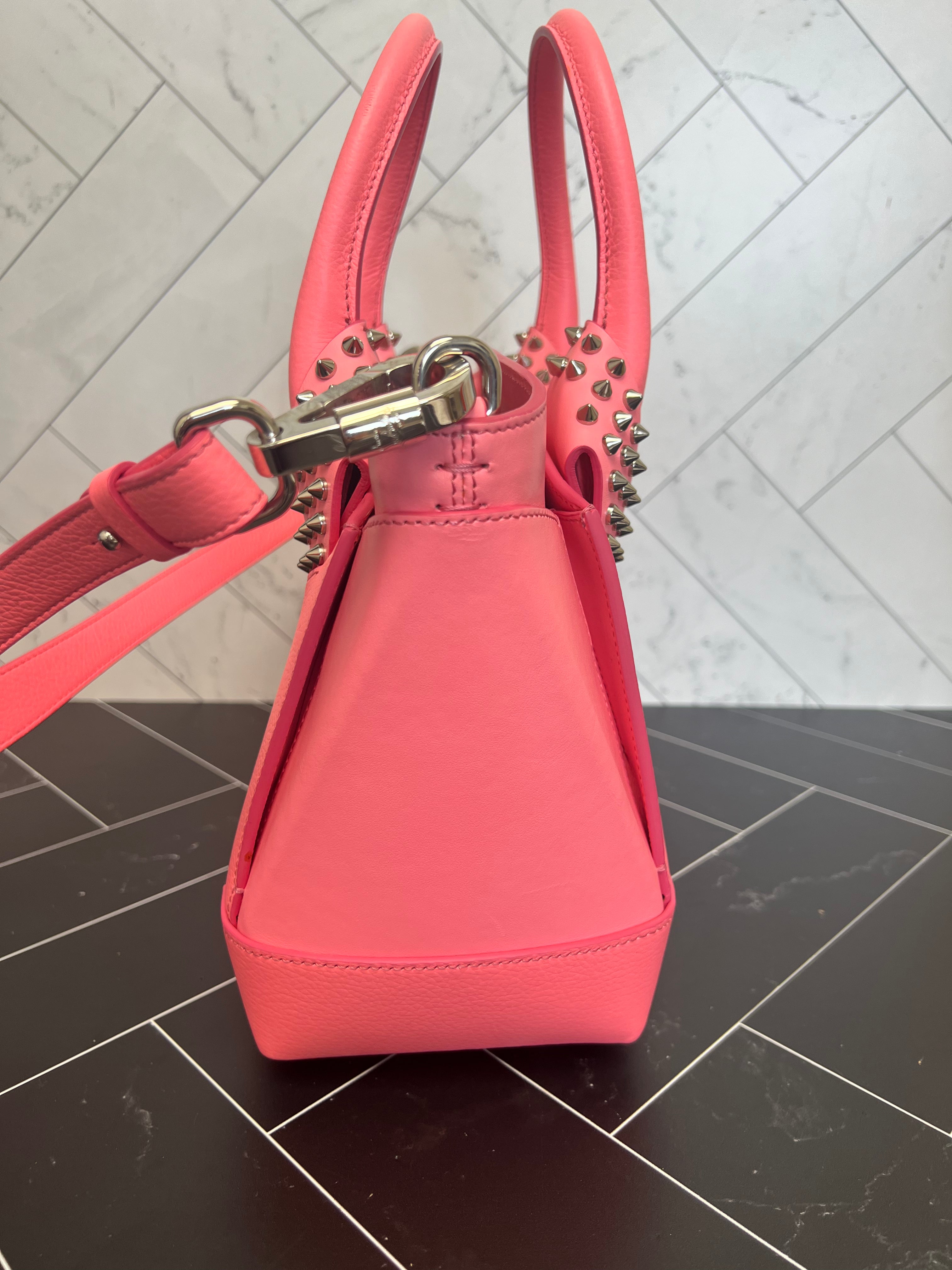 Christian Louboutin Pink Studded Tote