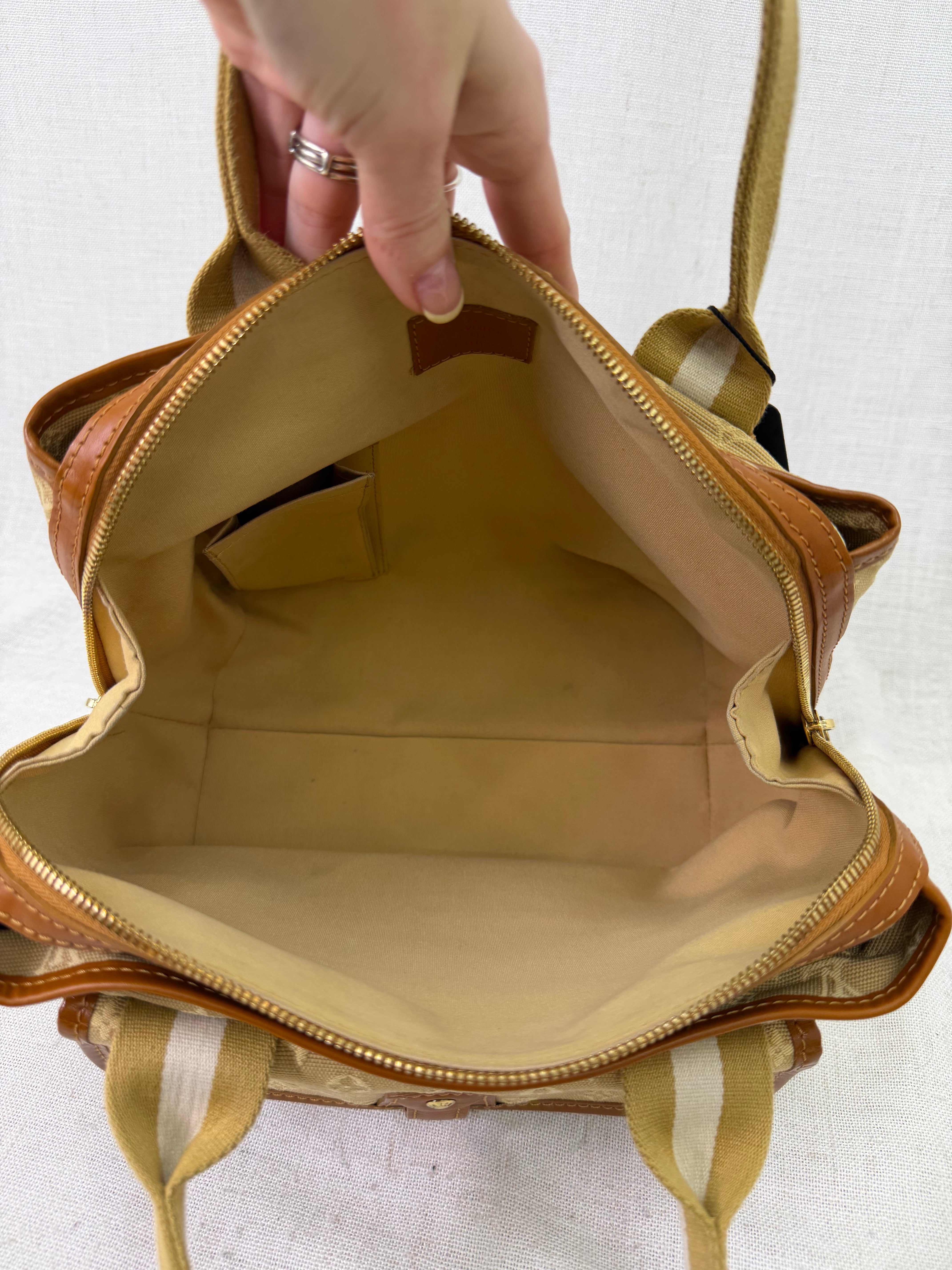 Louis Vuitton Beige Mini Lin Sac Mary Kate Shoulder Bag