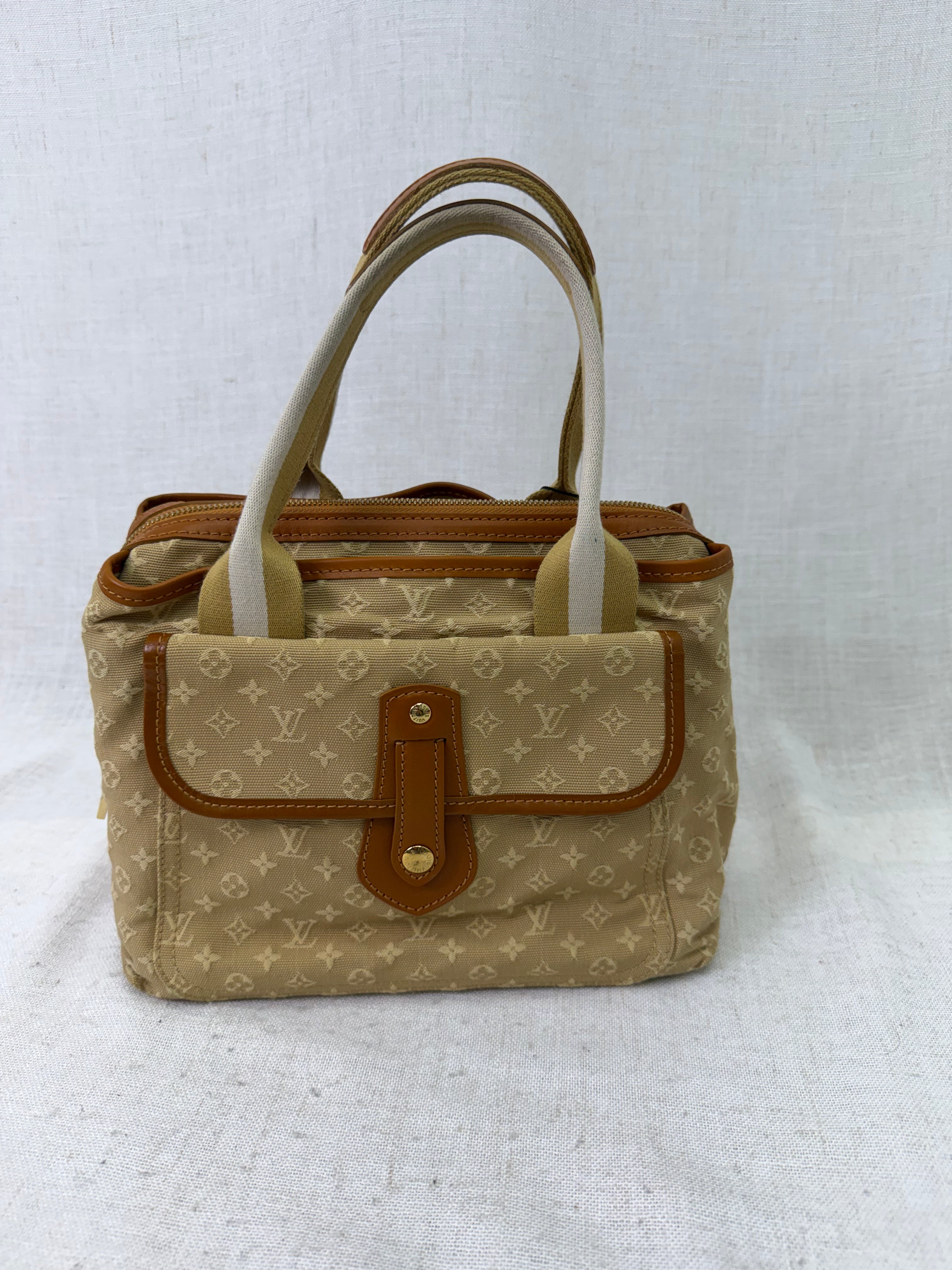 Louis Vuitton Beige Mini Lin Sac Mary Kate Shoulder Bag