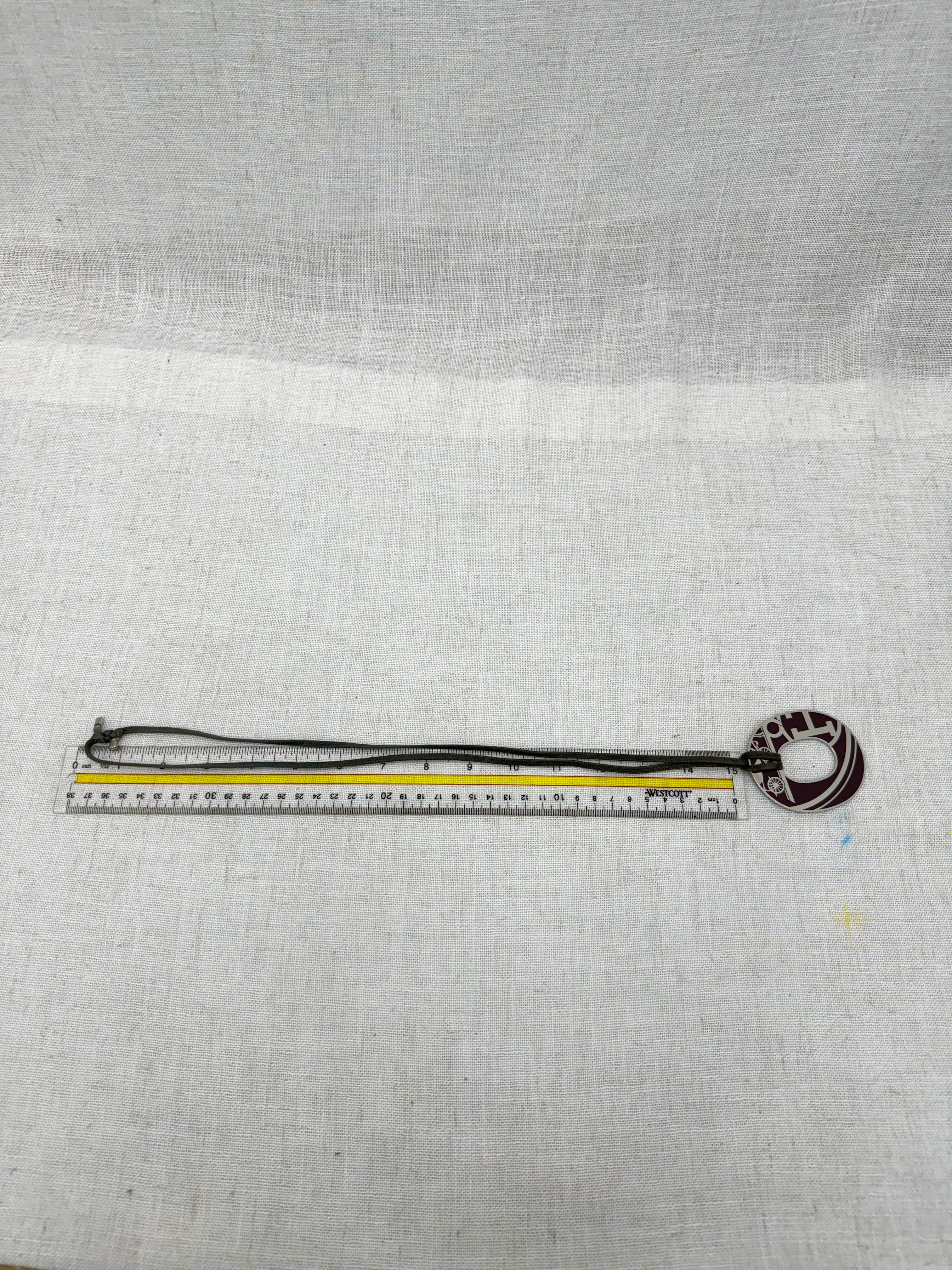 Hermes Vintage Silver Pendant Necklace