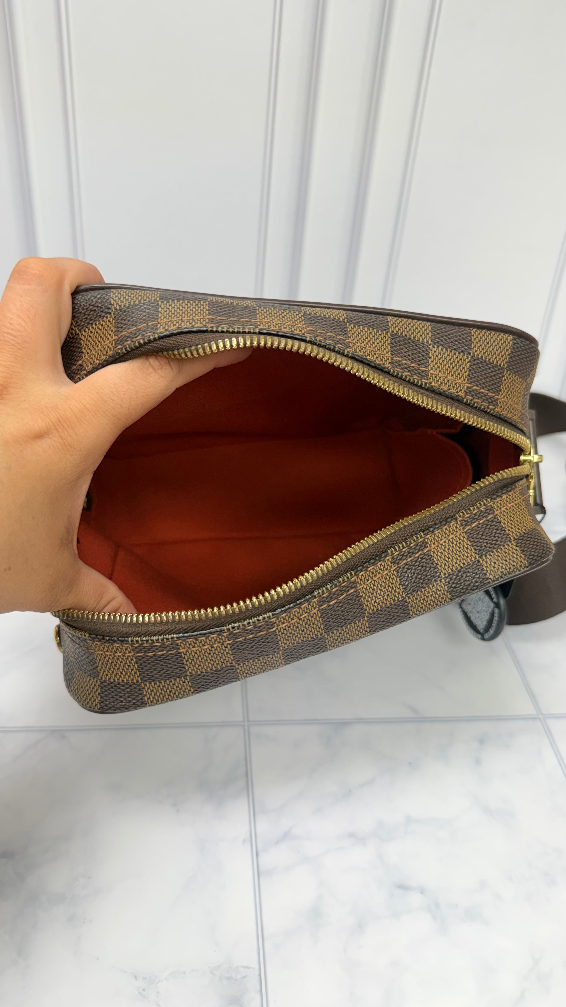 *DONS DROP* Louis Vuitton Damier Ebene Olav Crossbody Bag PM