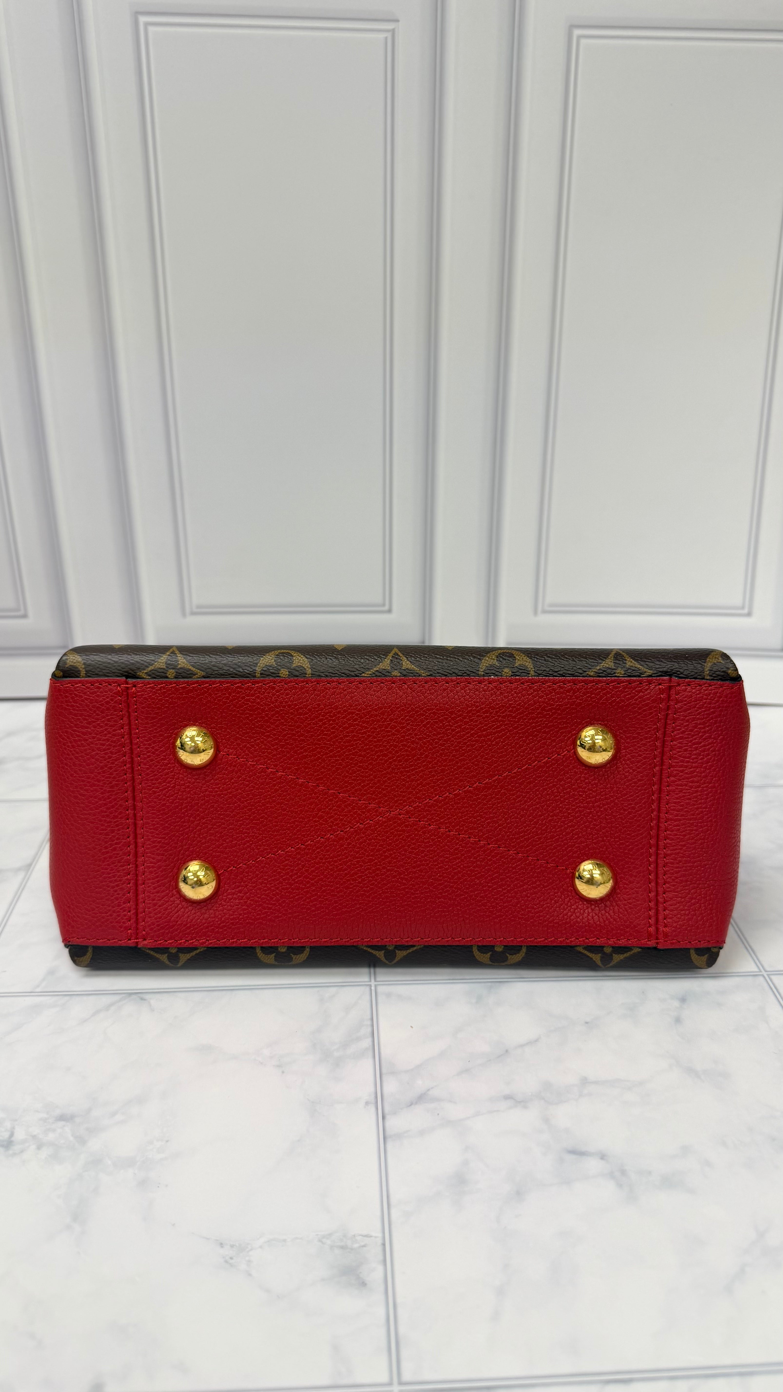 *DONS DROP* Louis Vuitton Monogram & Red Surene BB Shoulder Bag