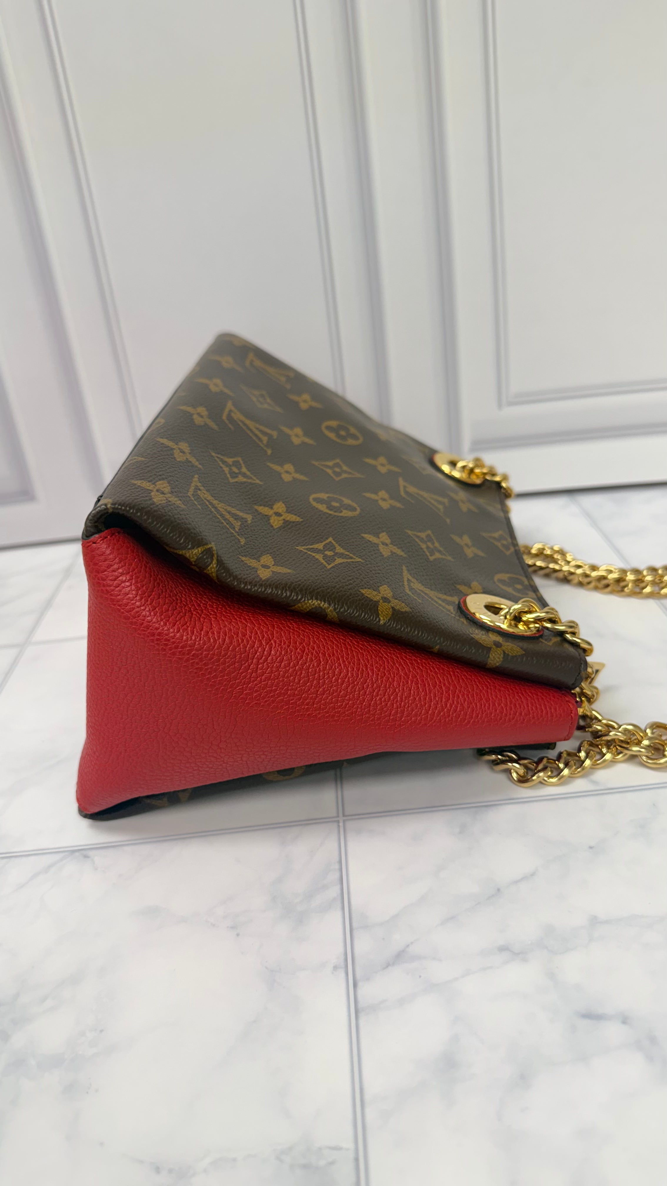 *DONS DROP* Louis Vuitton Monogram & Red Surene BB Shoulder Bag
