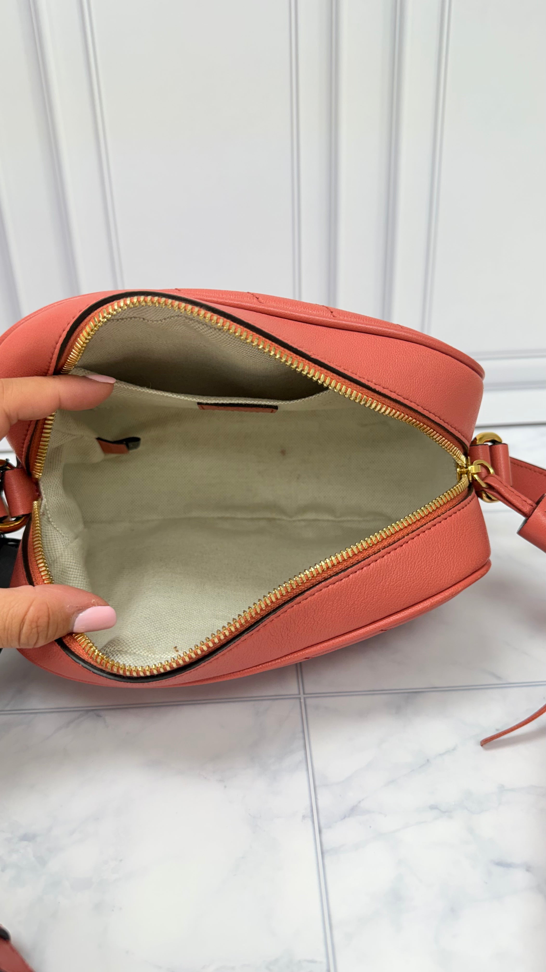 *DONS DROP* Gucci Pink Leather Blondie Small Camera Crossbody