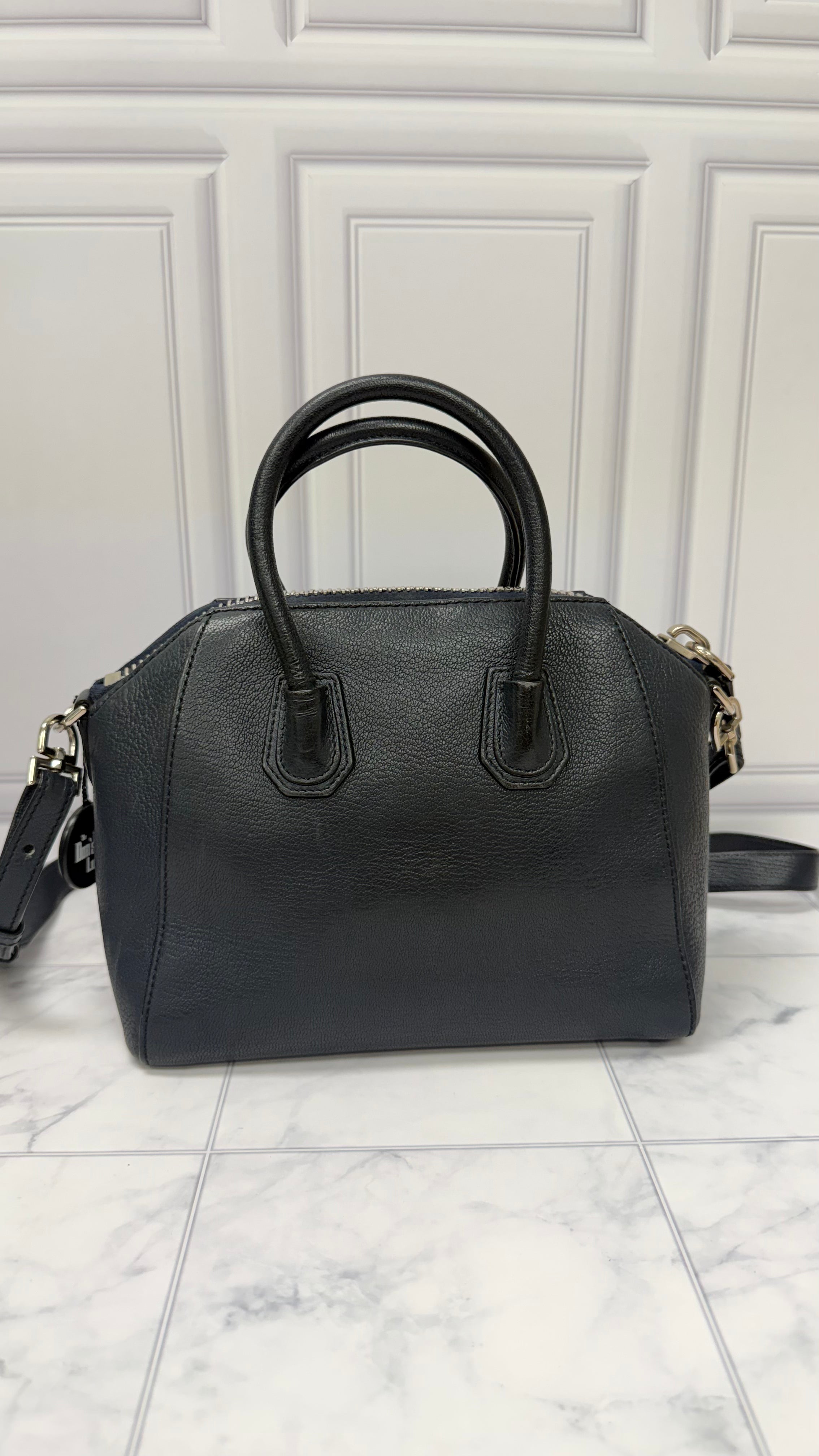 *DONS DROP* Givenchy Navy Leather Mini Antigona Two Way Bag