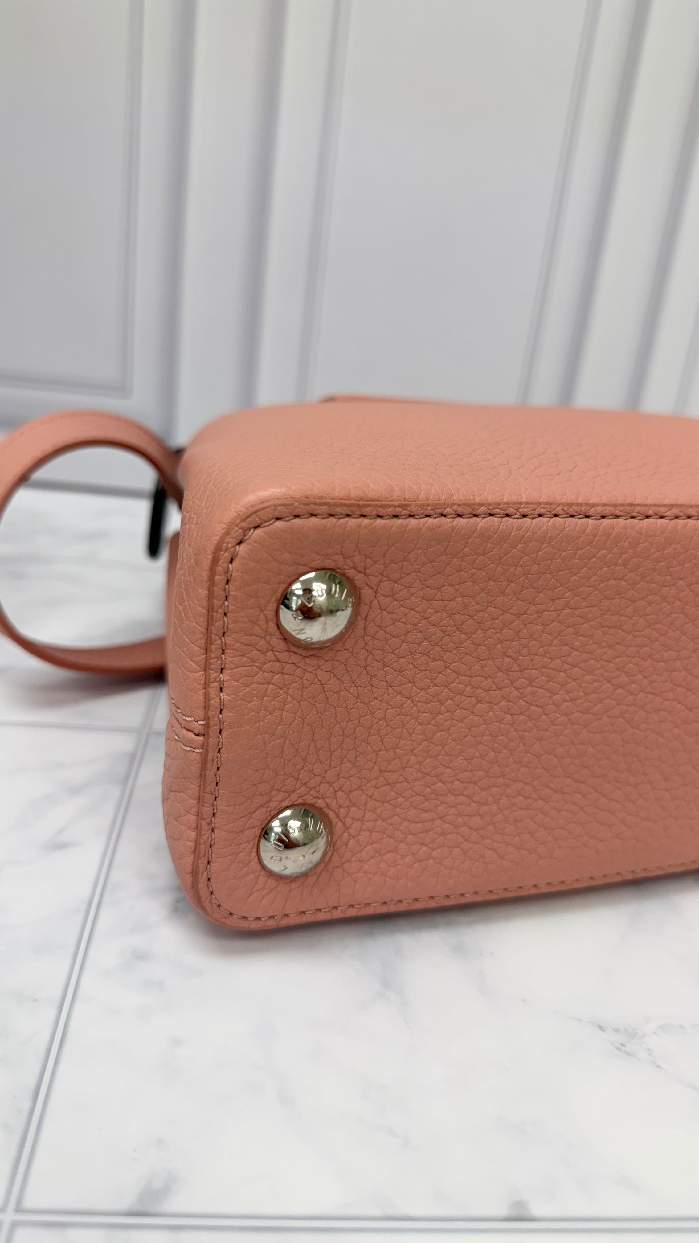 *DONS DROP* Louis Vuitton Pink Taurillon Mechanical Flowers Capucines BB Bag