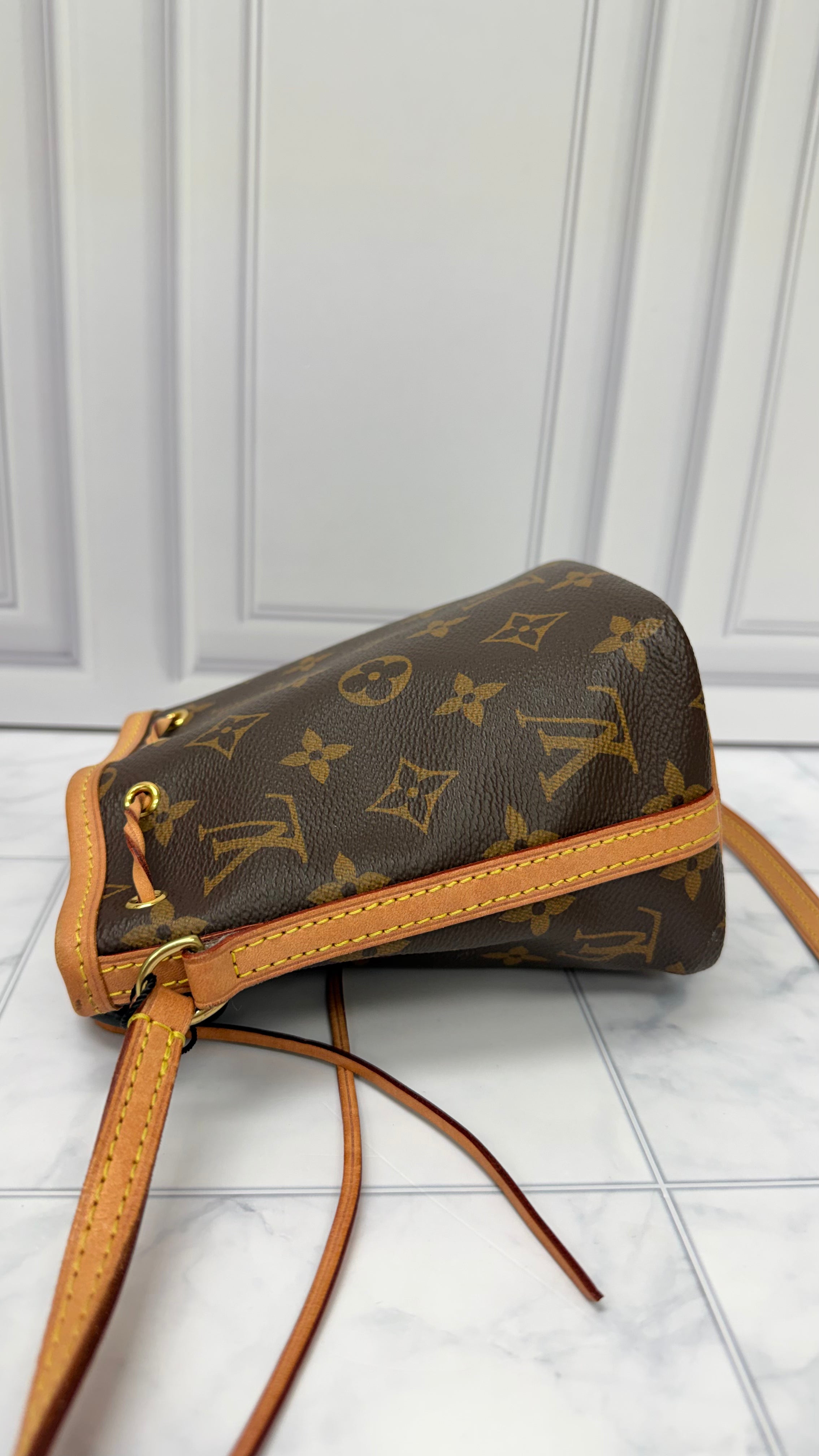 *DONS DROP* Louis Vuitton Monogram Nano Noe Bucket Shoulder Bag