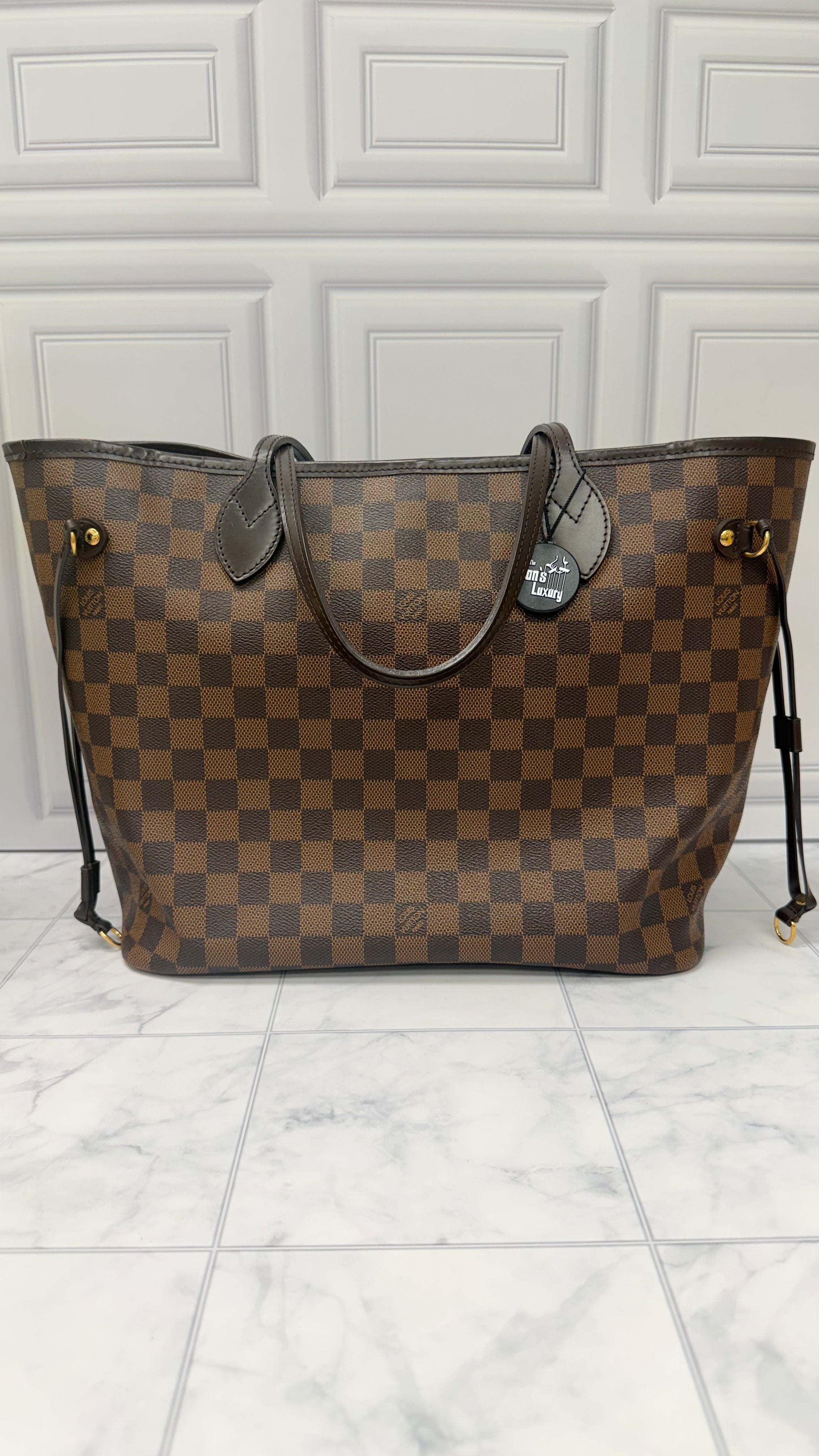 *DONS DROP* Louis Vuitton Damier Ebene Neverfull MM Tote Bag
