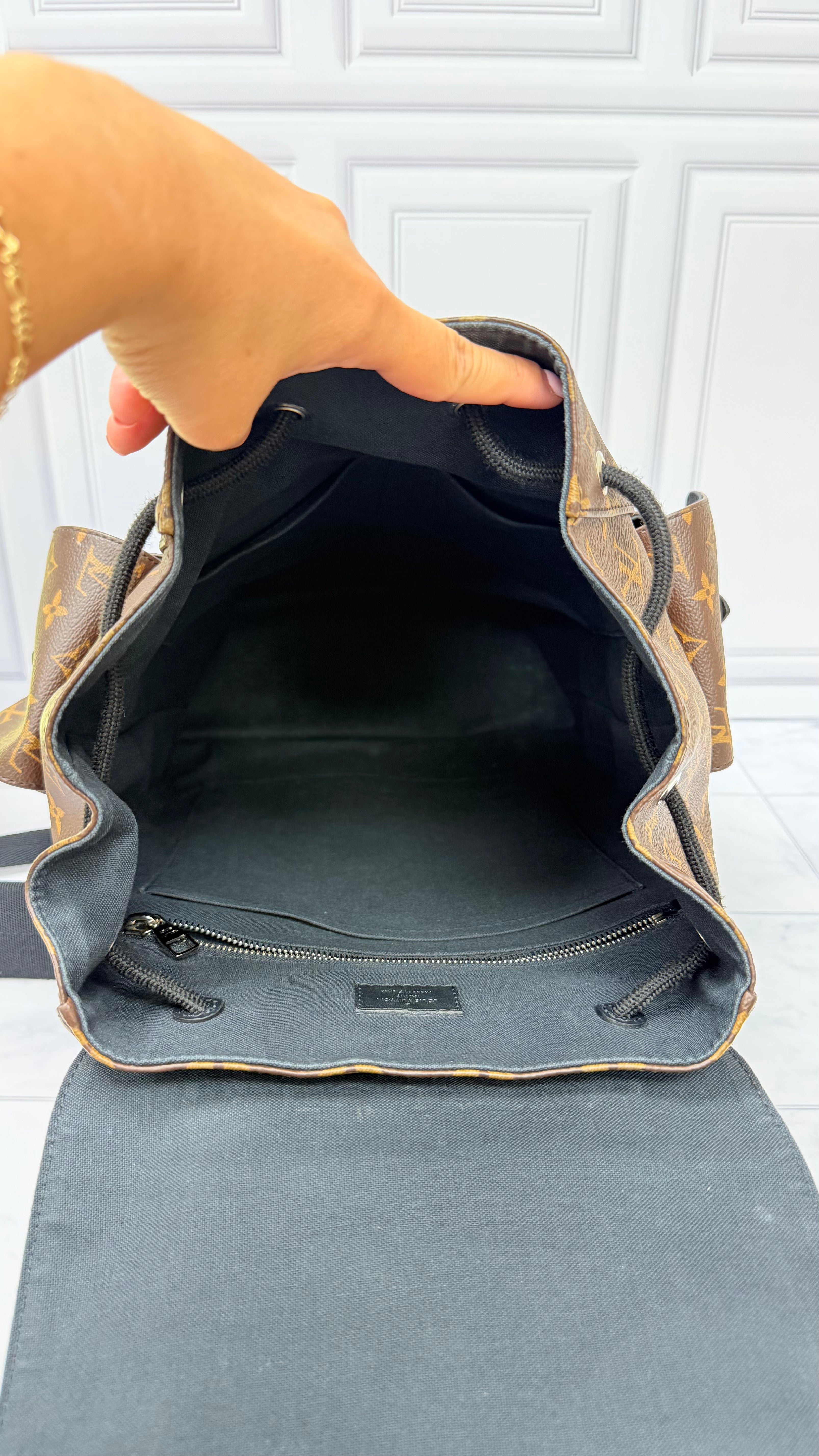 *DONS DROP* Louis Vuitton Monogram Macassar Christopher MM Backpack