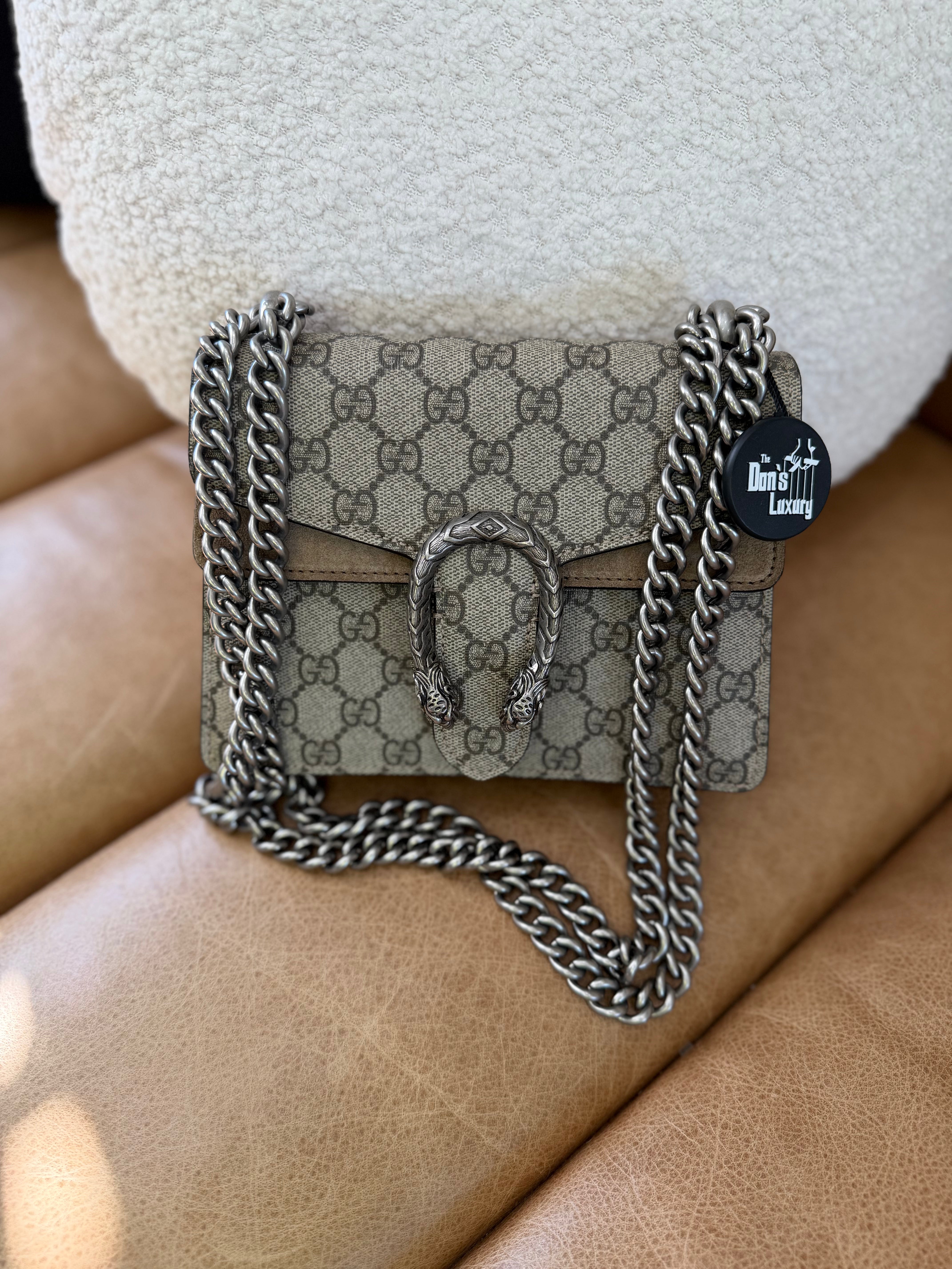 *DONS PRE-DROP* Gucci Supreme GG Canvas Mini Dionysus Crossbody Bag