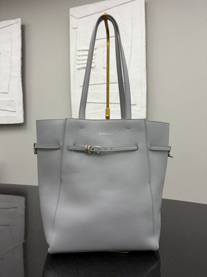 *DONS DROP* LIKE NEW - Givenchy Grey Grained Leather Voyou North South Small Tote Bag