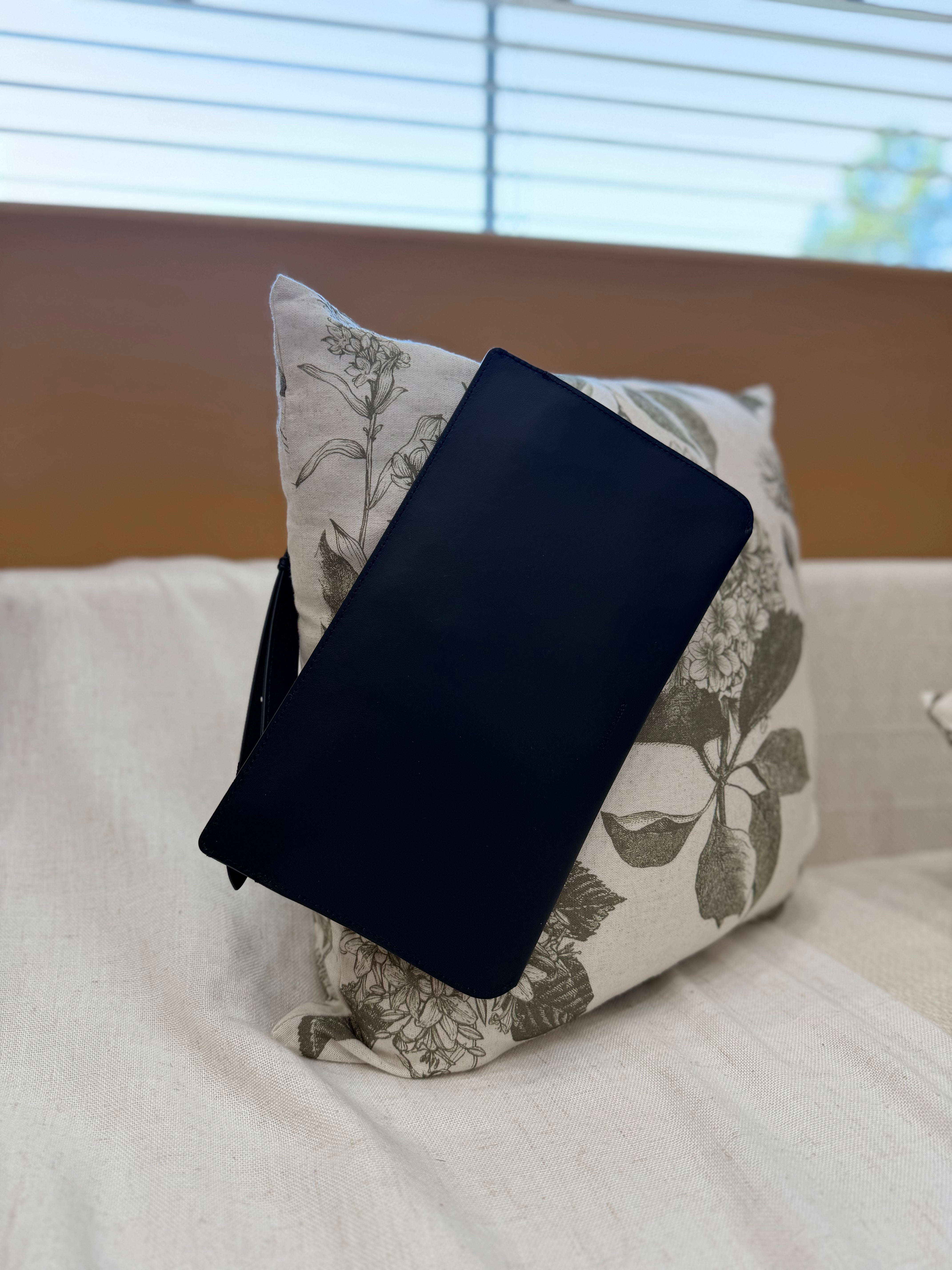 BRAND NEW- Burberry Black Leather Slim Belt Bag