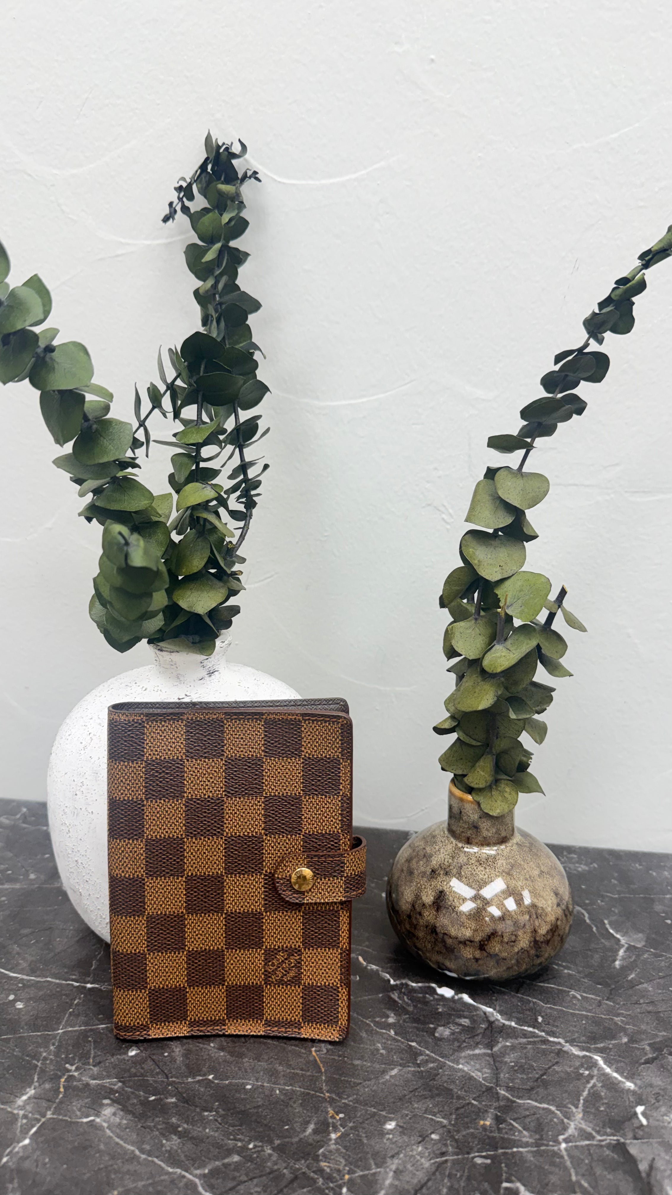 Louis Vuitton Damier Ebene Passport Agenda Cover PM