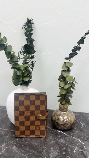 Louis Vuitton Damier Ebene Passport Agenda Cover PM