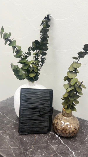 Louis Vuitton Black Epi Leather Passport Agenda Cover PM