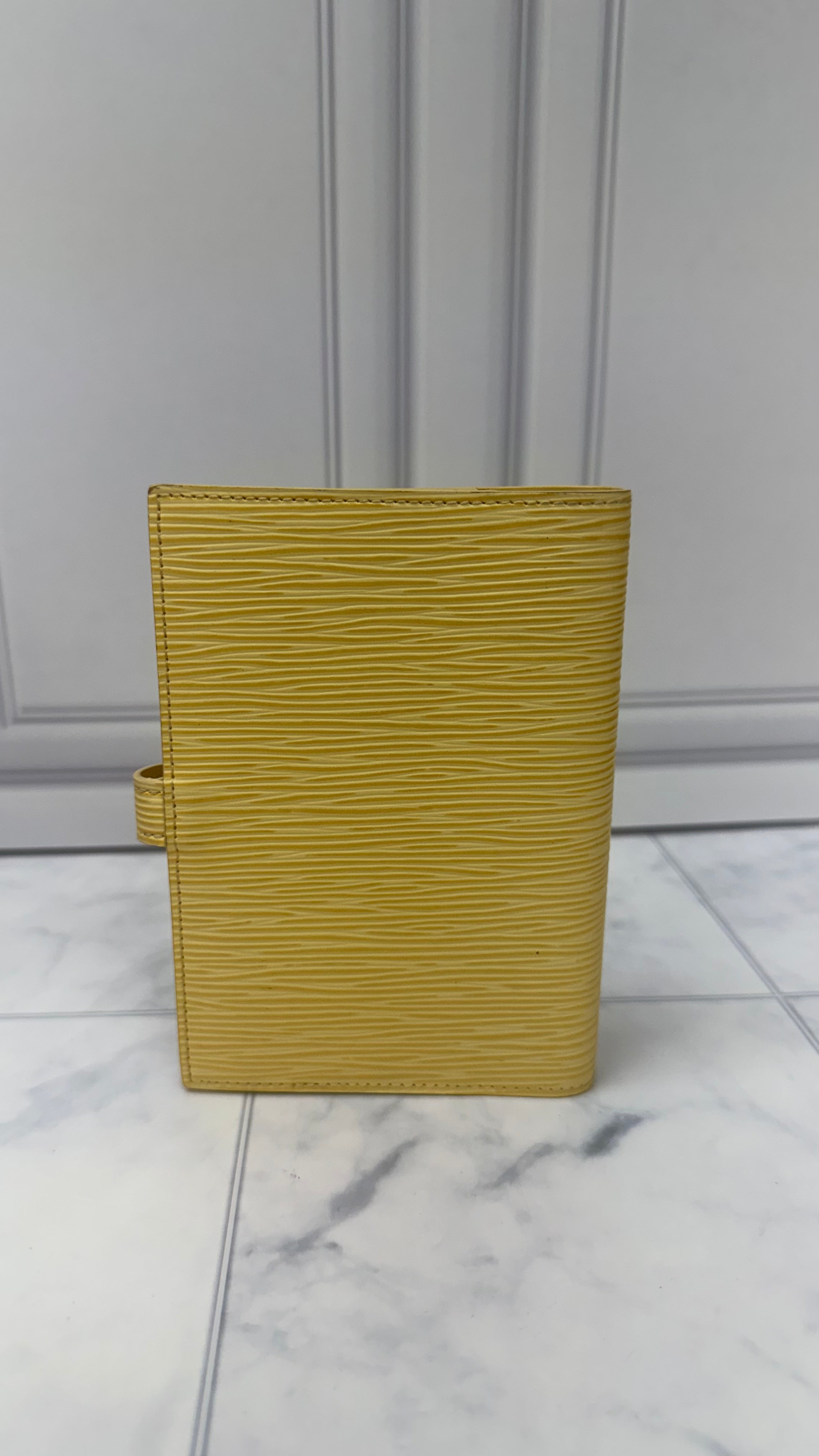 Louis Vuitton Butter Yellow Epi Leather Passport Agenda Cover PM