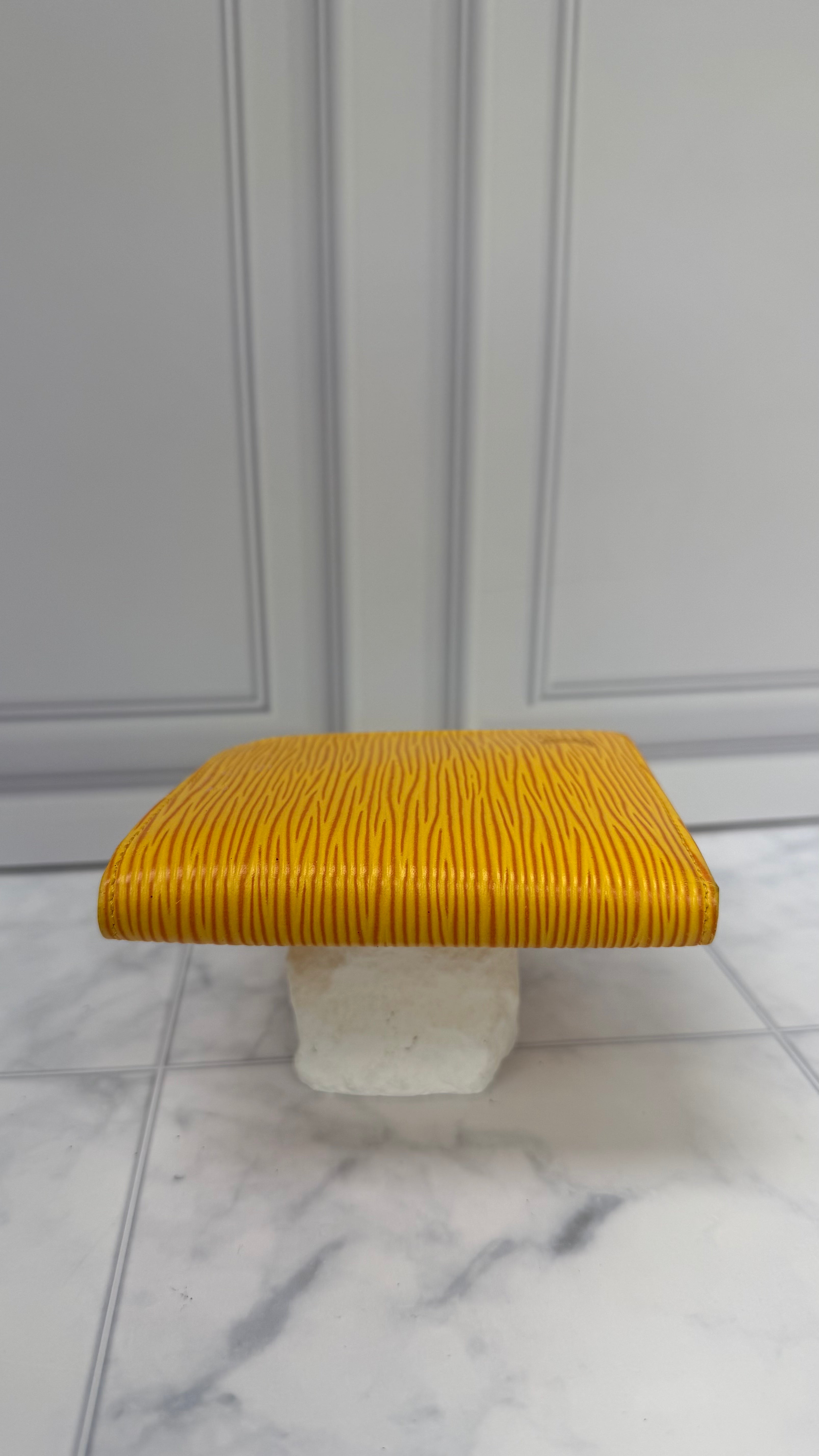Louis Vuitton Yellow Epi Leather Bifold Wallet
