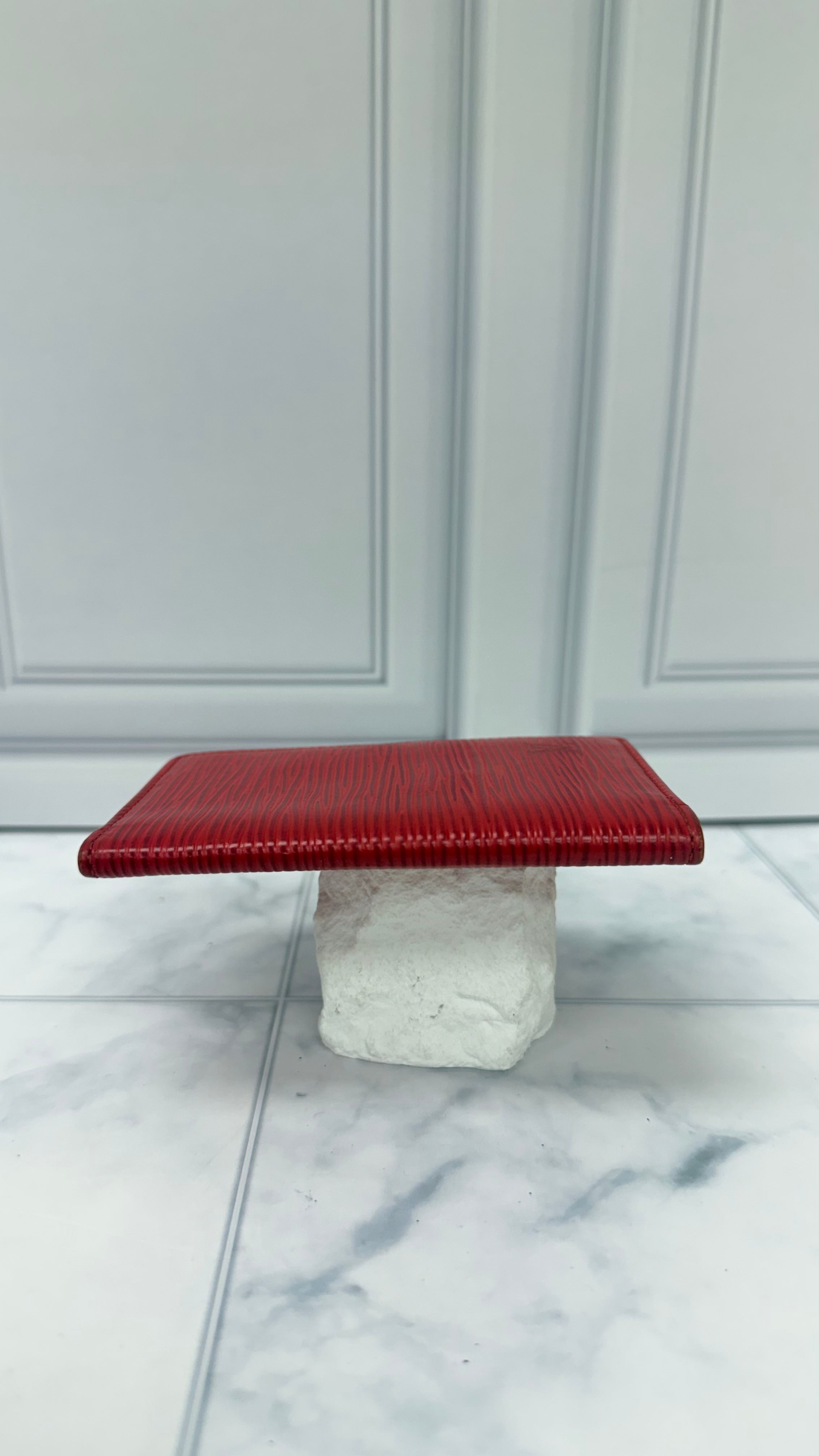 Louis Vuitton Red Epi Leather Pocket Organizer