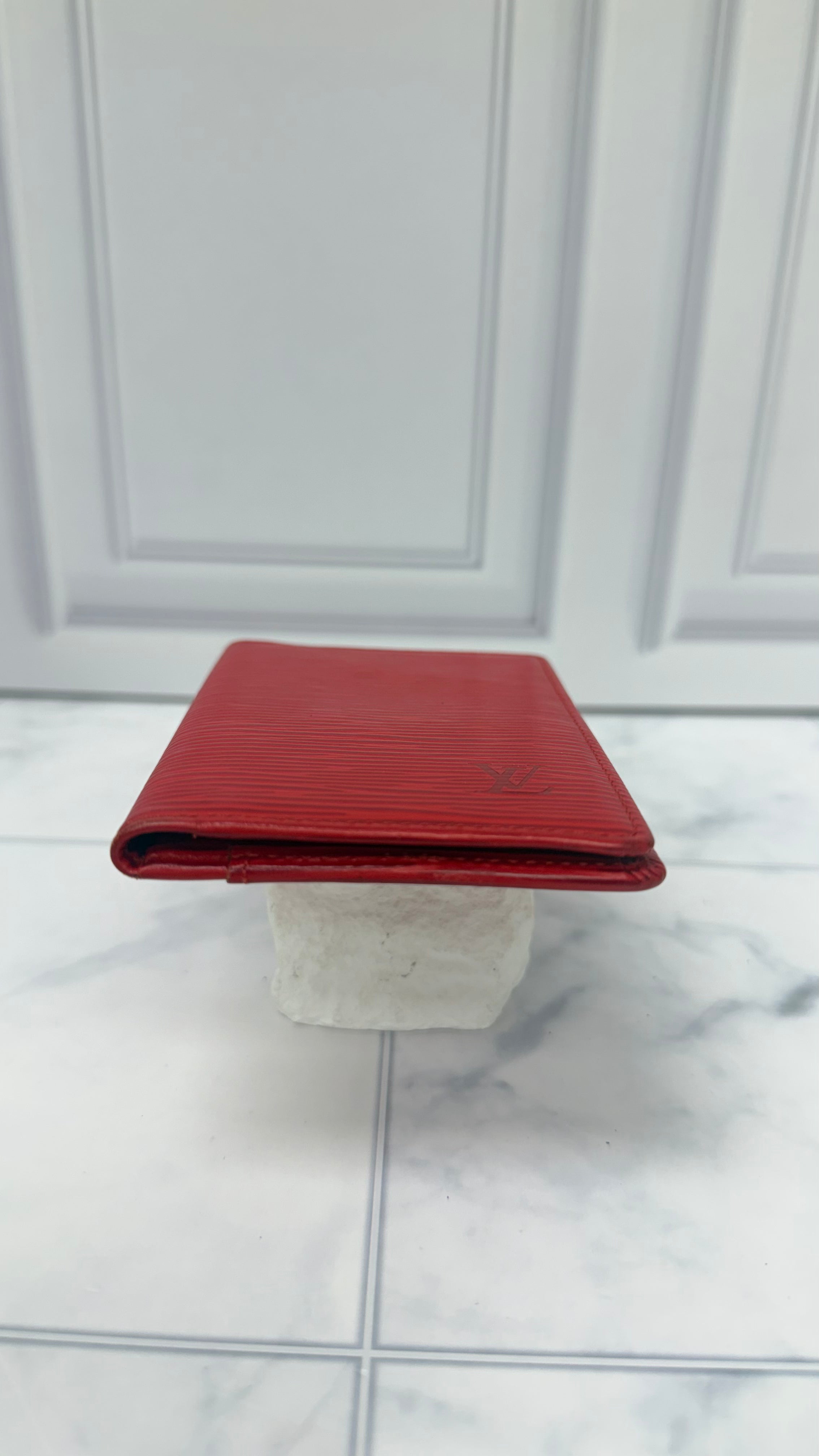 Louis Vuitton Red Epi Leather Pocket Organizer
