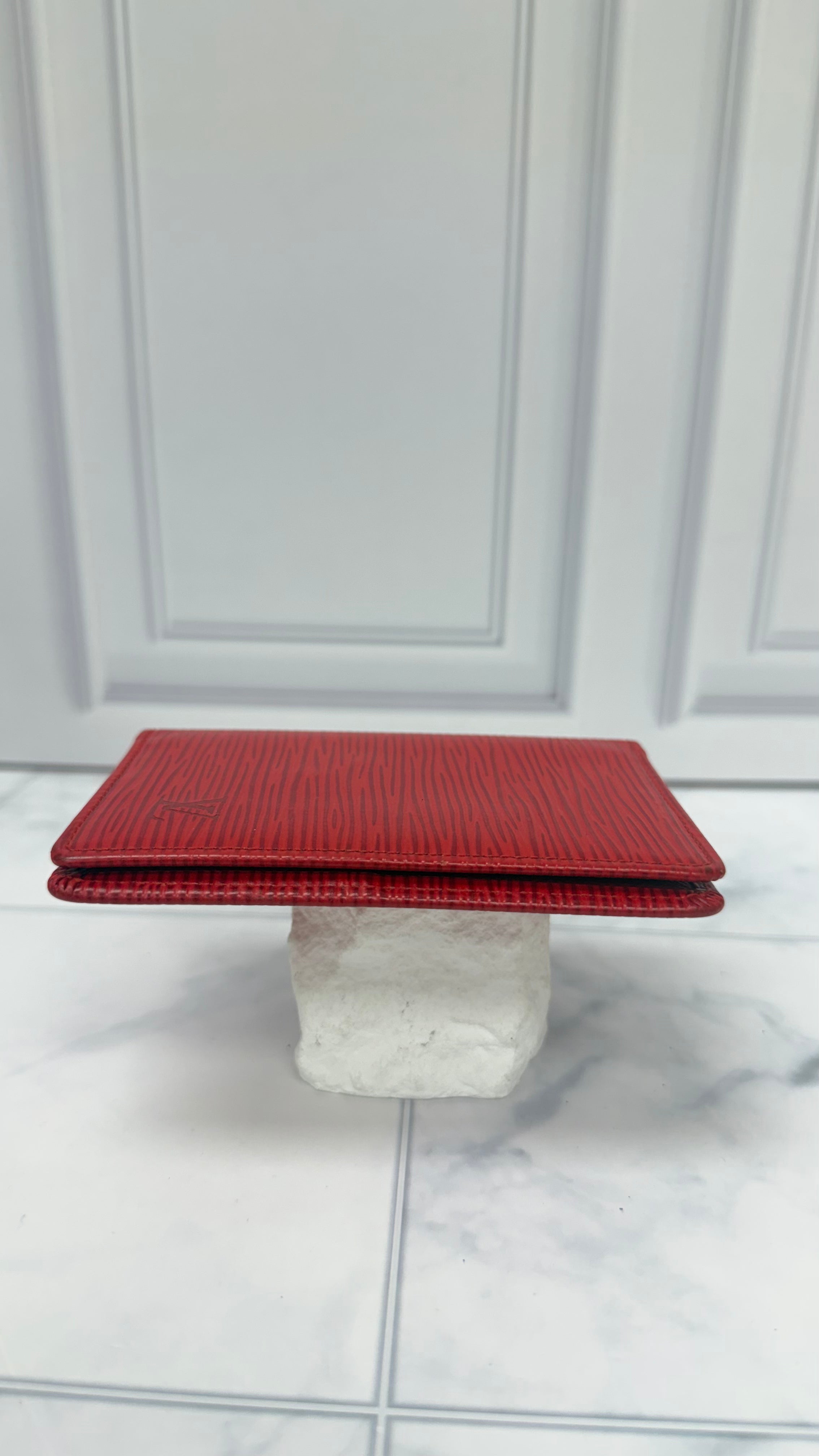 Louis Vuitton Red Epi Leather Pocket Organizer