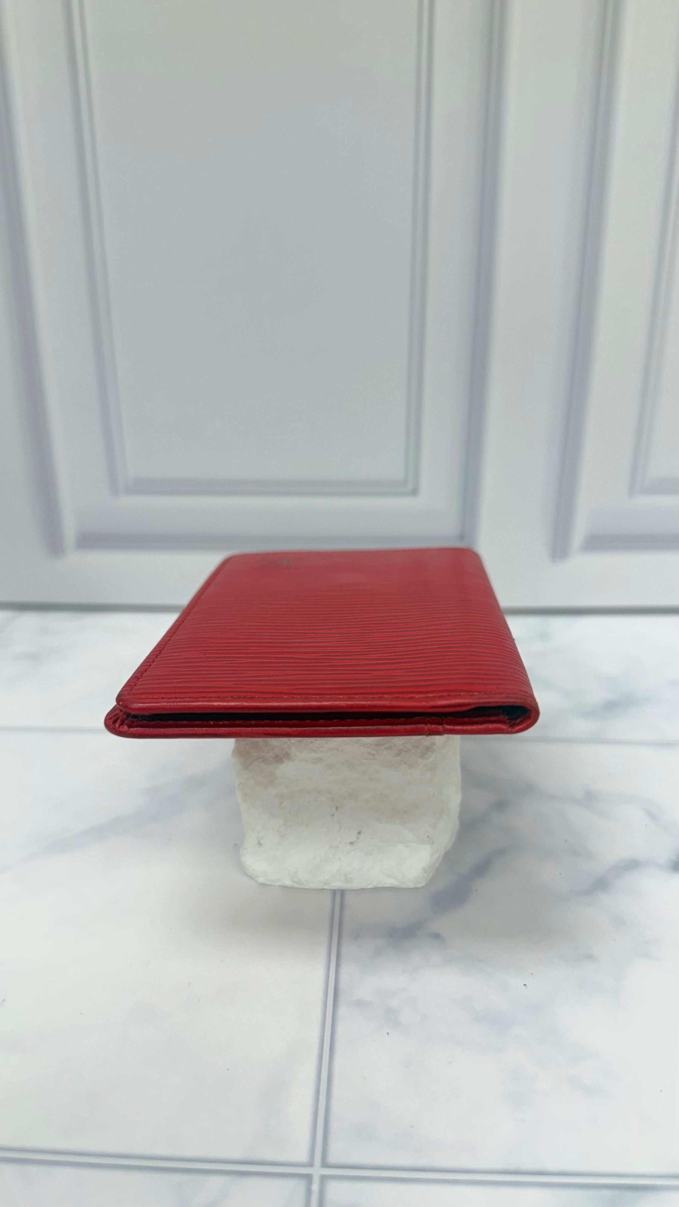 Louis Vuitton Red Epi Leather Pocket Organizer